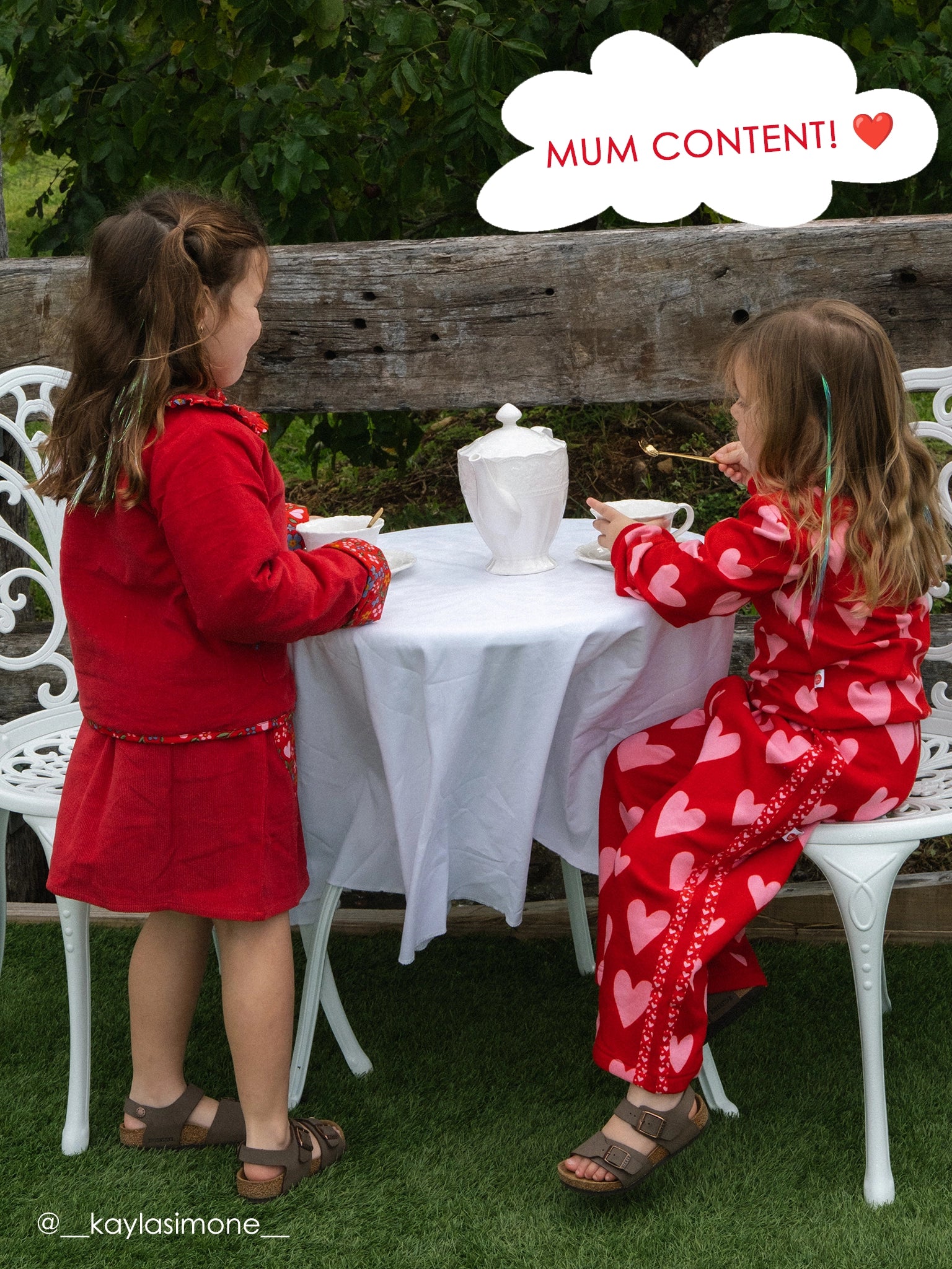 Red Heart Fleece Pants
