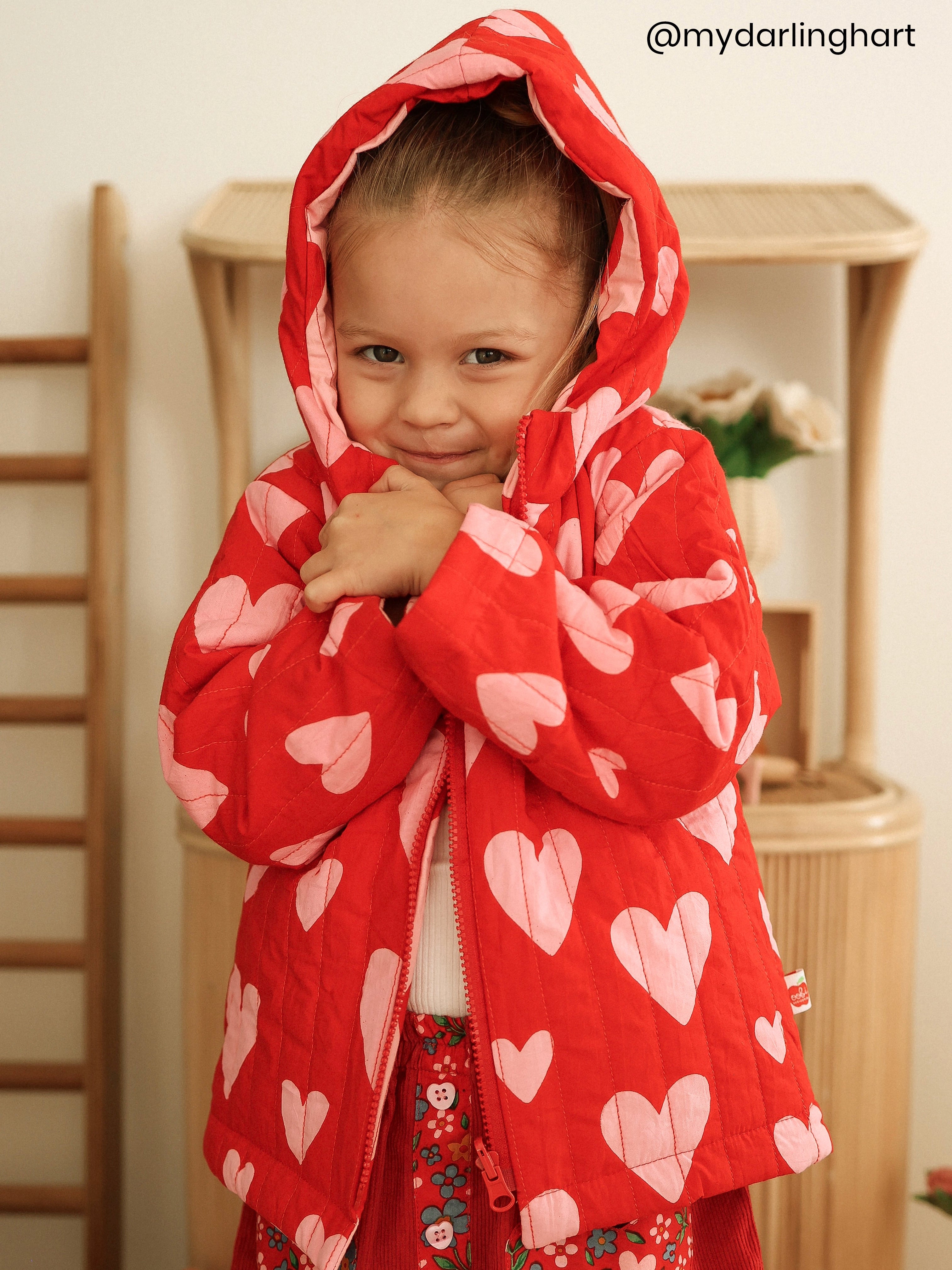 Big Heart Quilted Reversible Jacket
