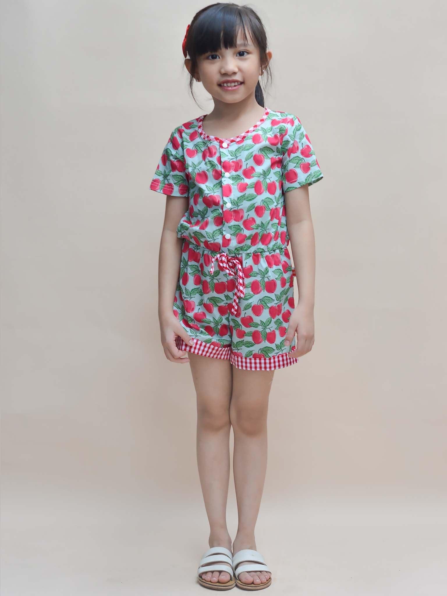 Cherry Maisy Playsuit - Oobi