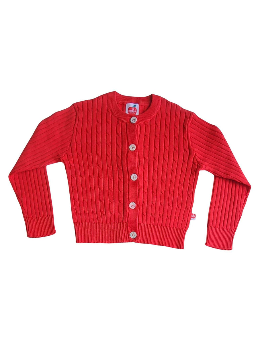Maxine Red Cardigan