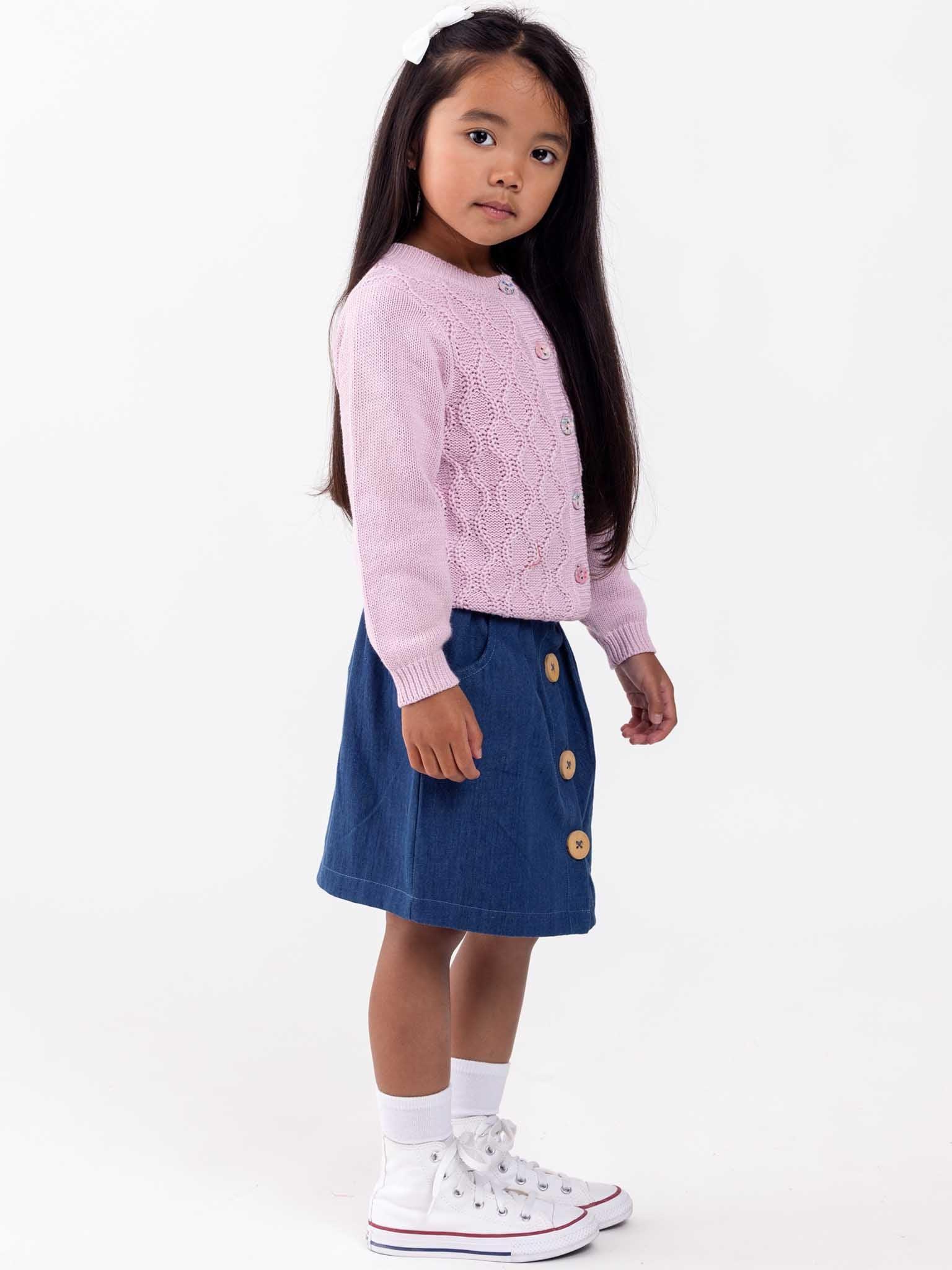 Audrina Violet Cardigan - Oobi