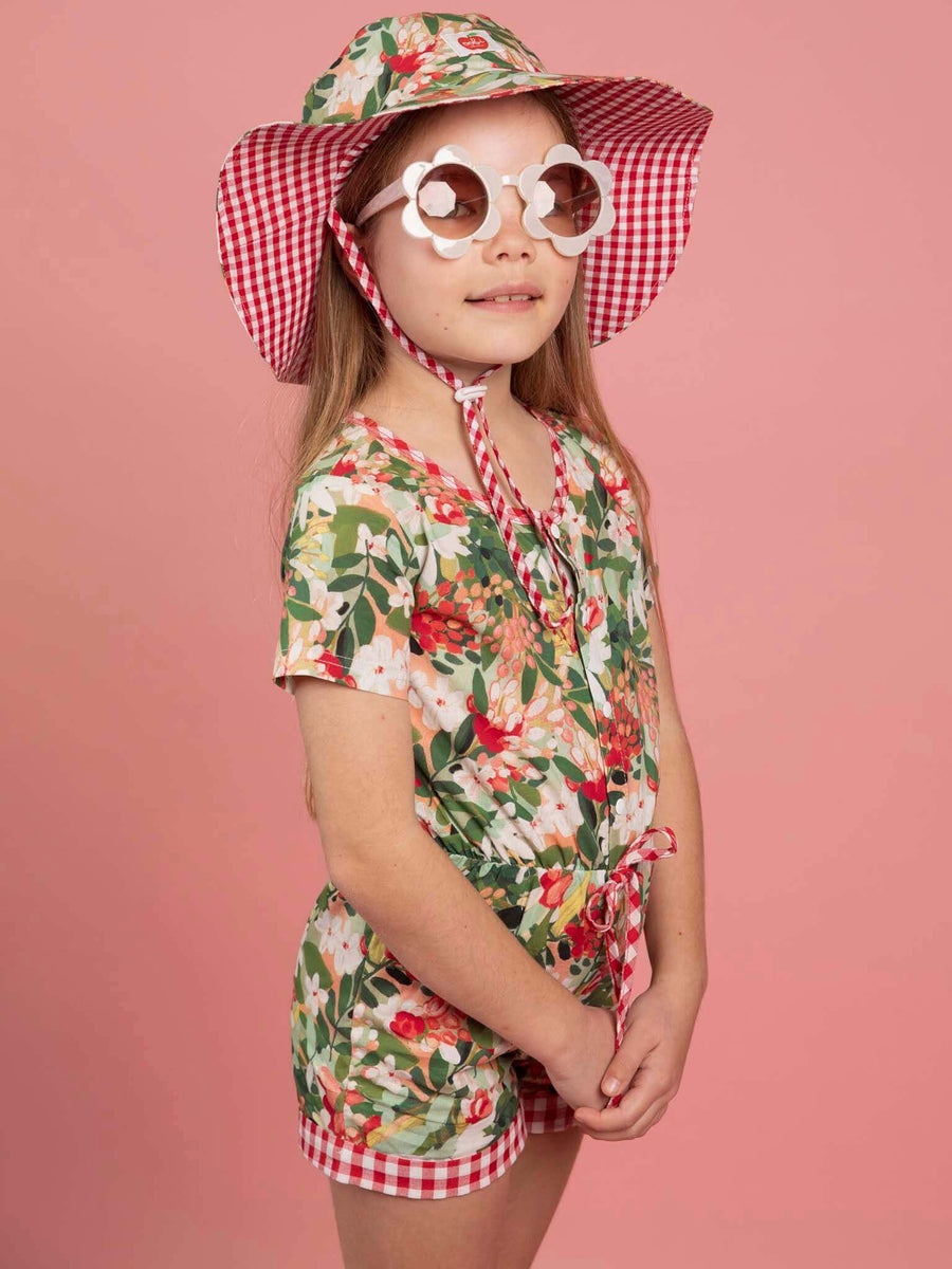 Aussie Bush Flowers Maisy Playsuit