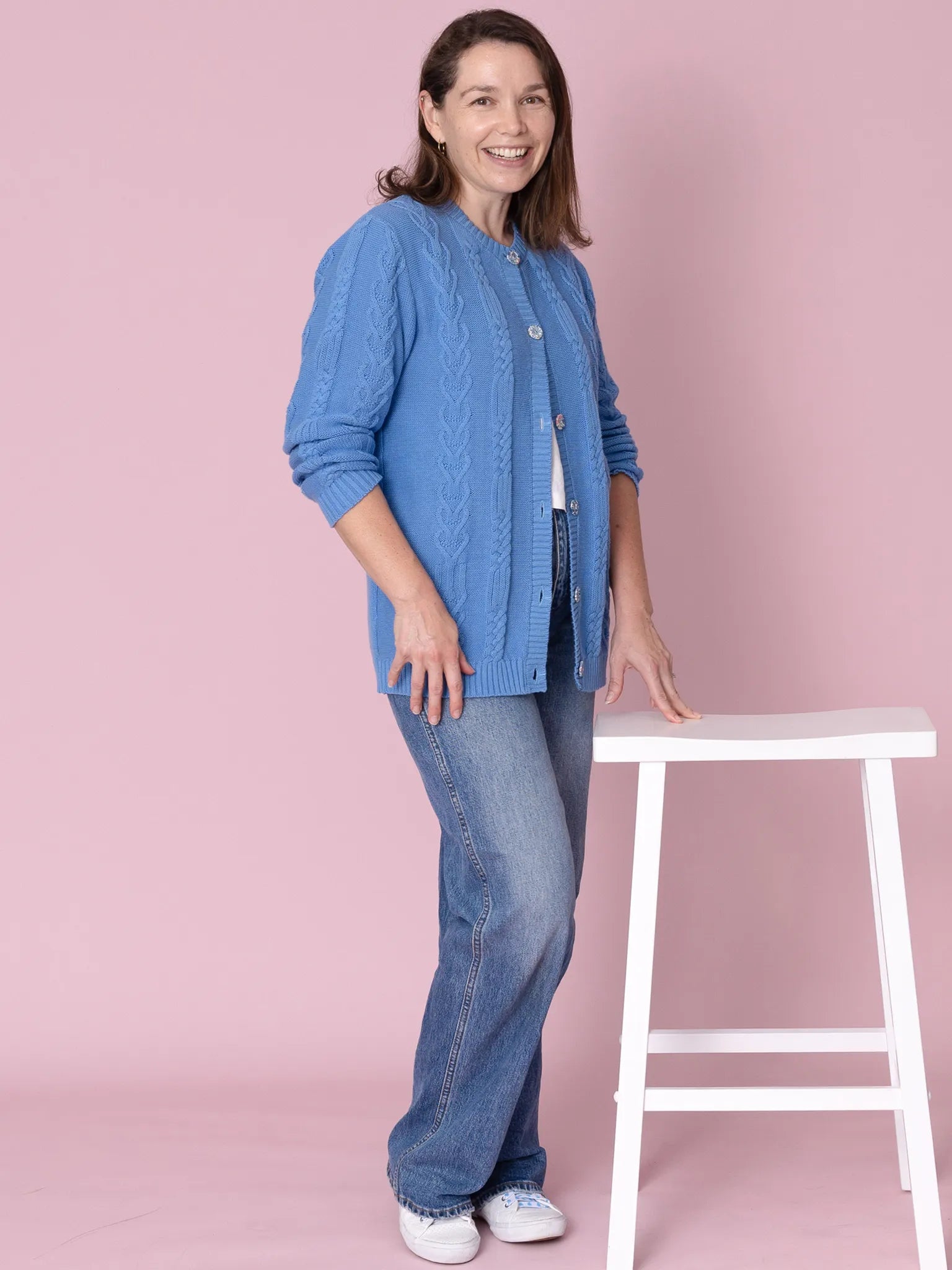 Women's Willow Cloud Blue Cardigan