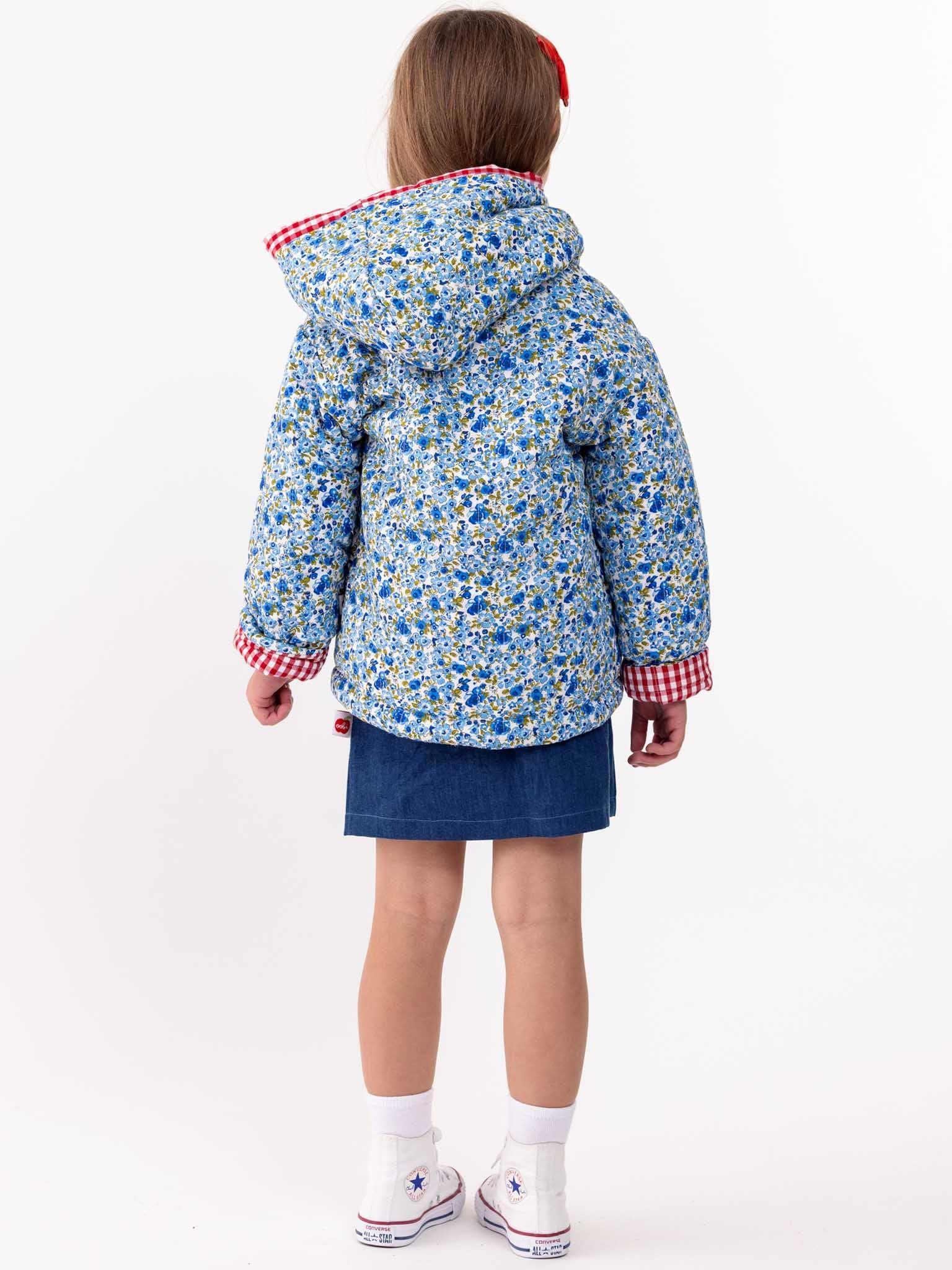 English Flowers Quilted Reversible Jacket