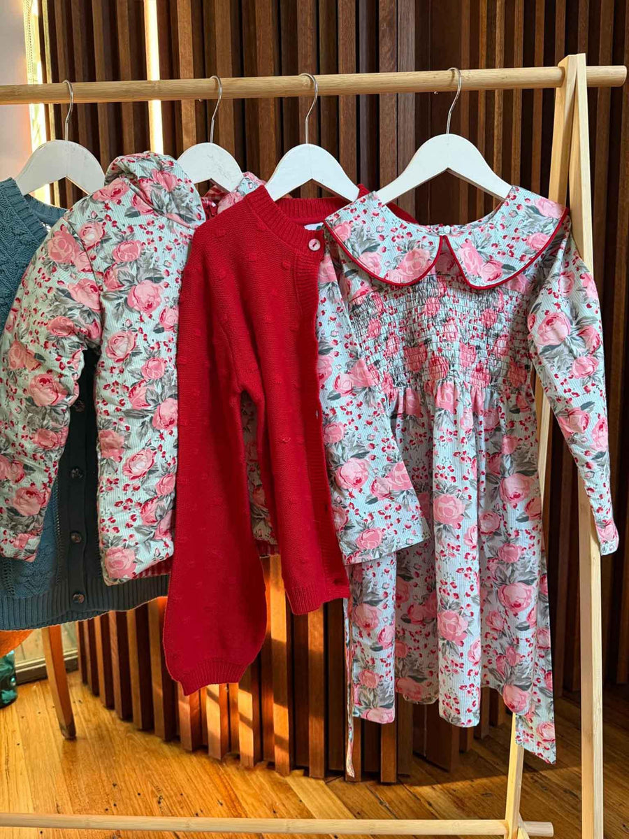 Vintage Rose Reversible Cotton Quilted Jacket