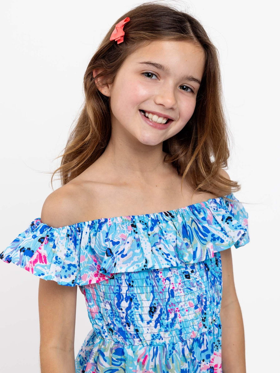 Coral Reef Garden Party Dress