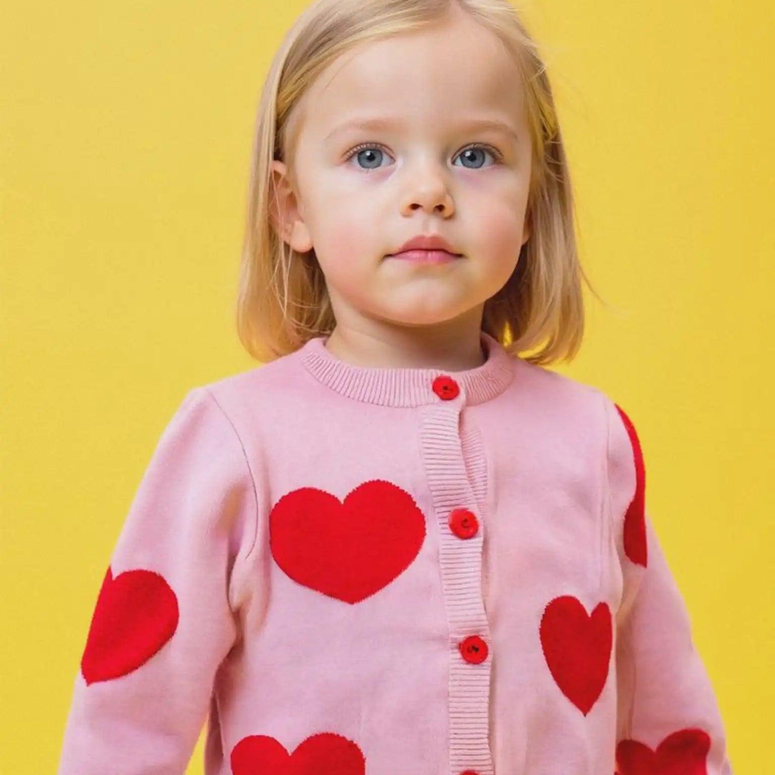 Light and Dark Pink Heart Maxine - Oobi