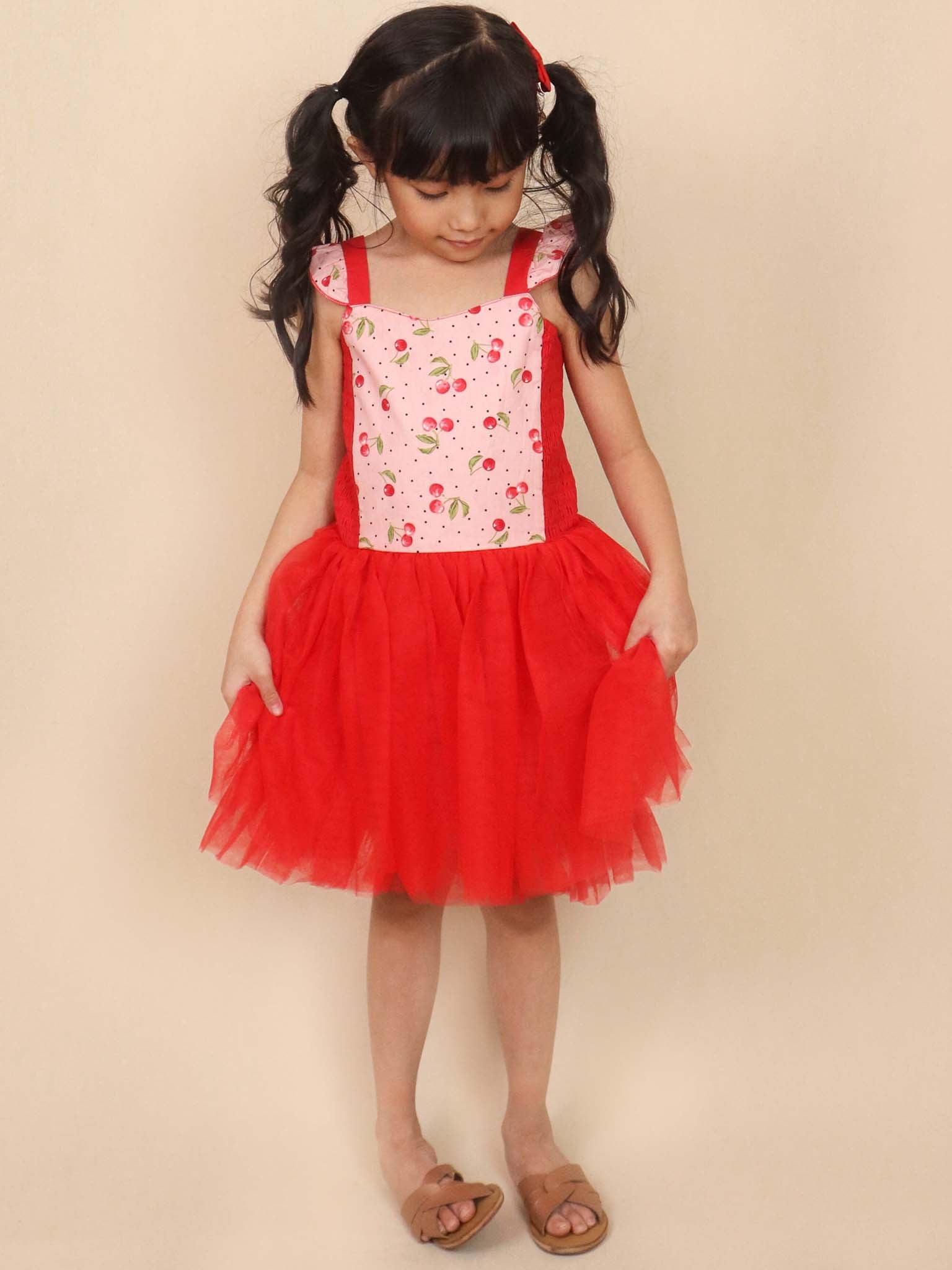 Cherry Ripe Belle Tutu Dress - Oobi