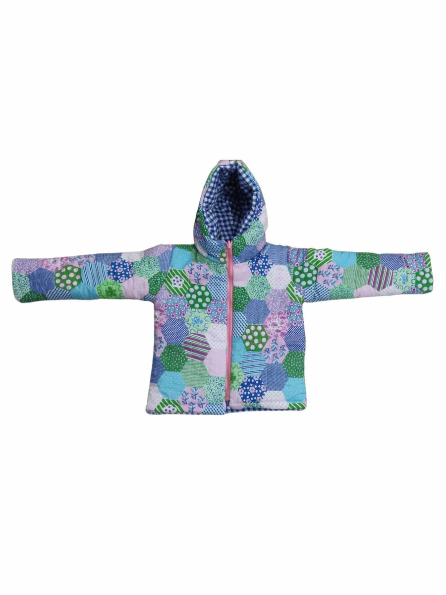 Patchwork Reversible Quilted Cotton Jacket