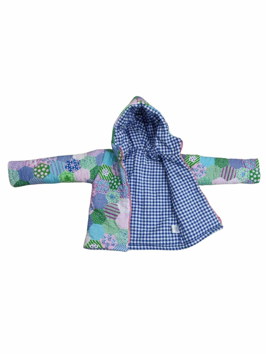 Patchwork Reversible Quilted Cotton Jacket