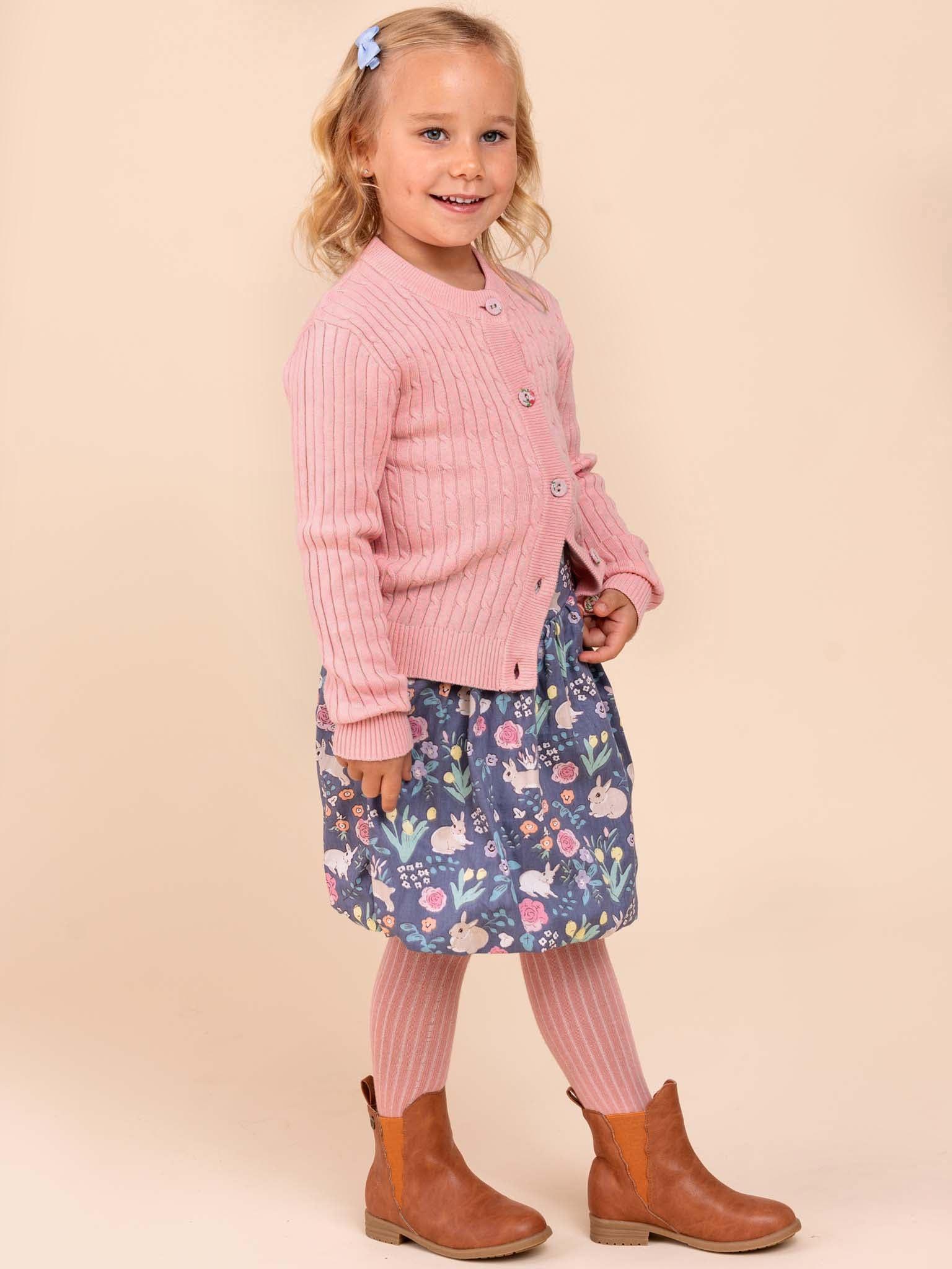 Maxine Pink Icing Cardigan - Oobi