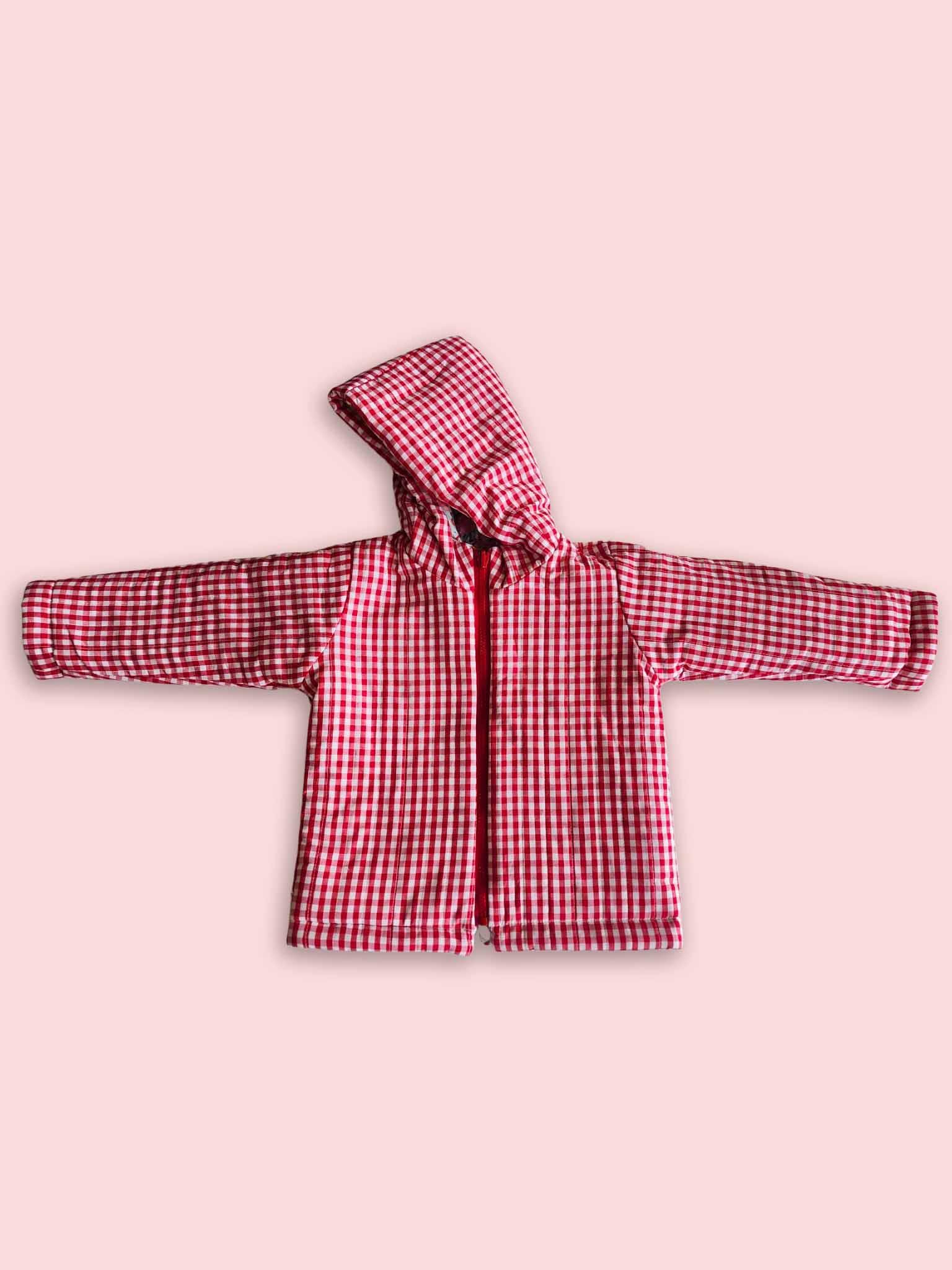Vintage Rose Reversible Cotton Quilted Jacket - Oobi