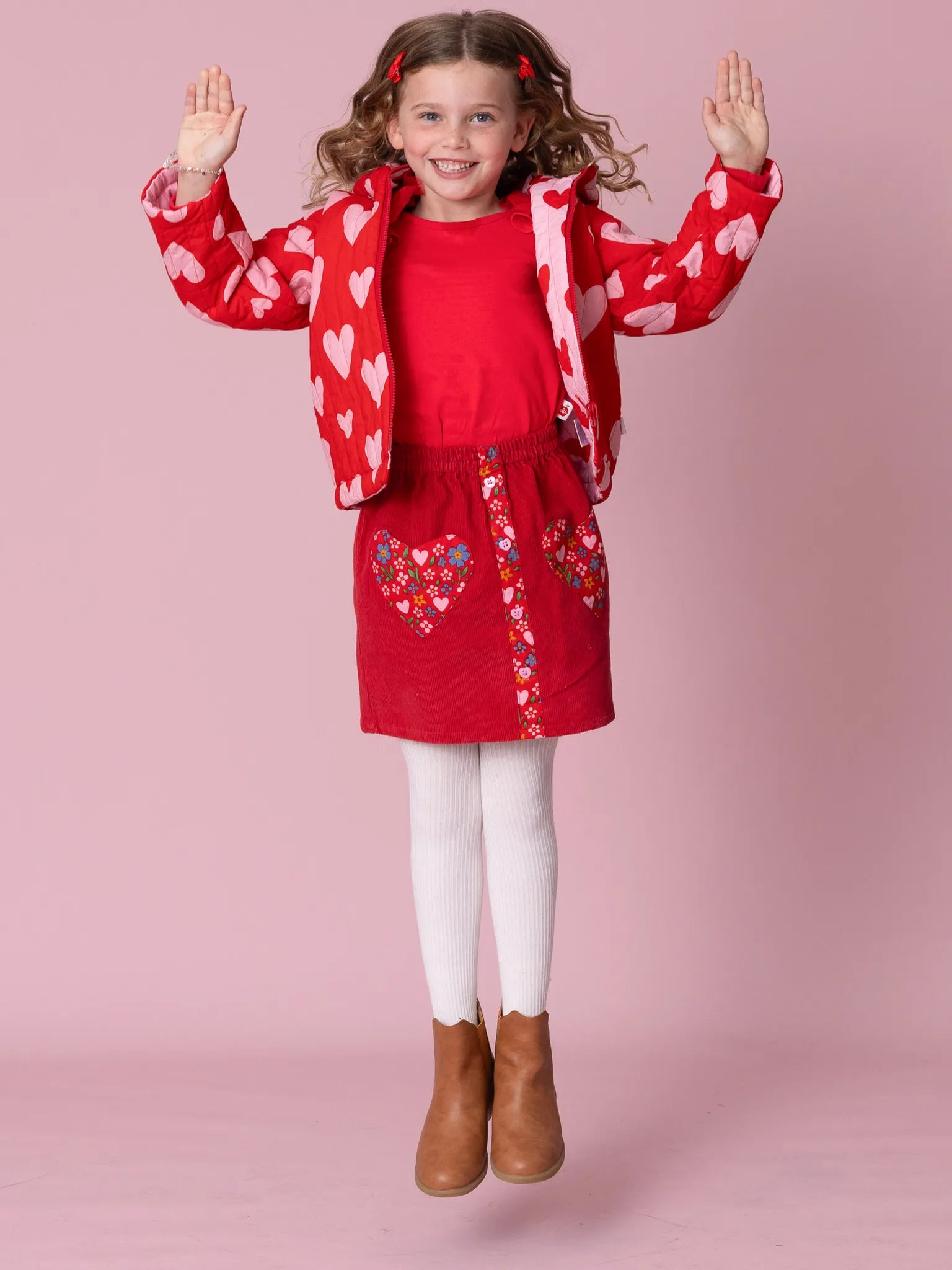 Wild Hearts Corduroy Skirt