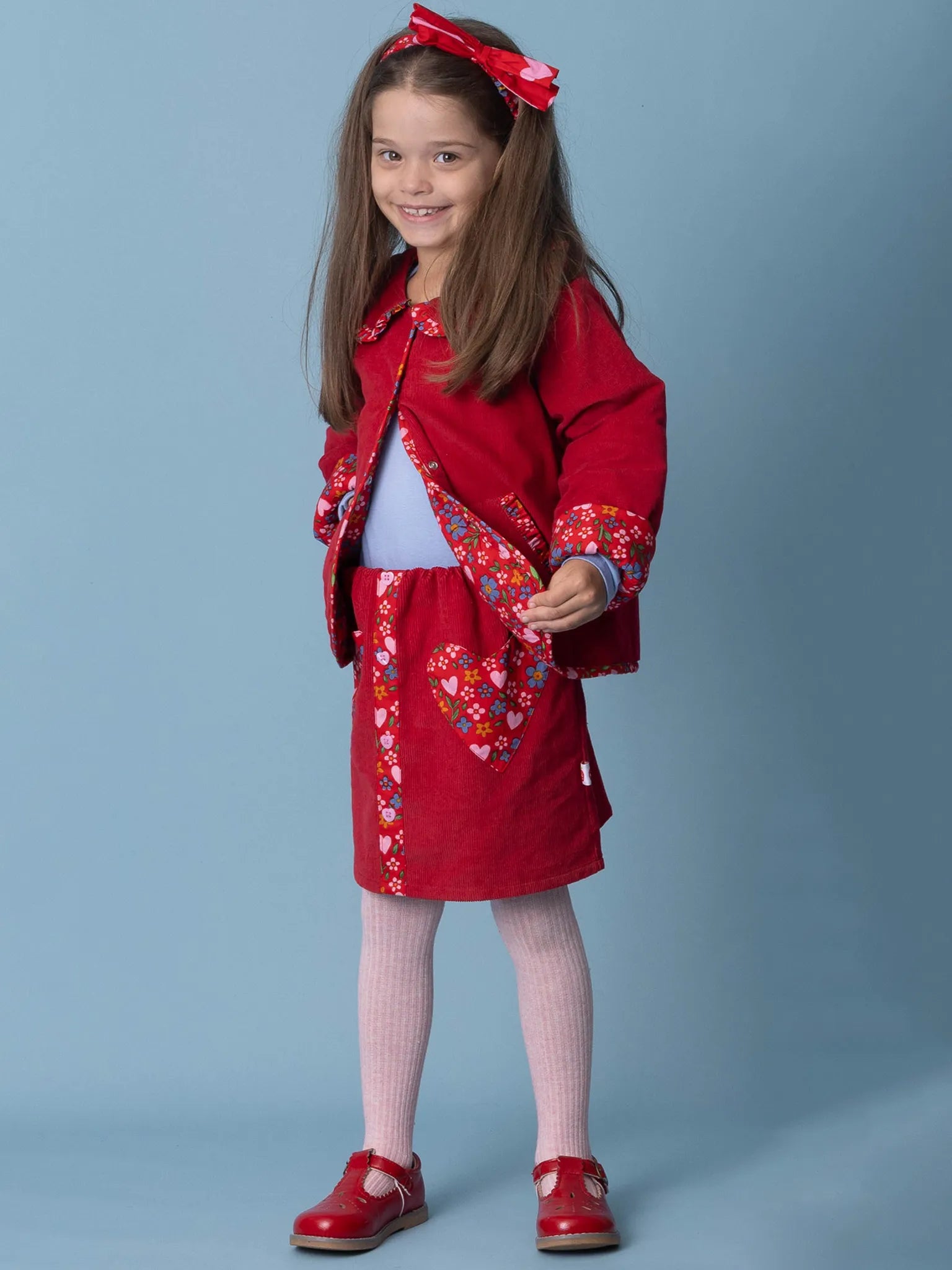 Wild Hearts Corduroy Skirt