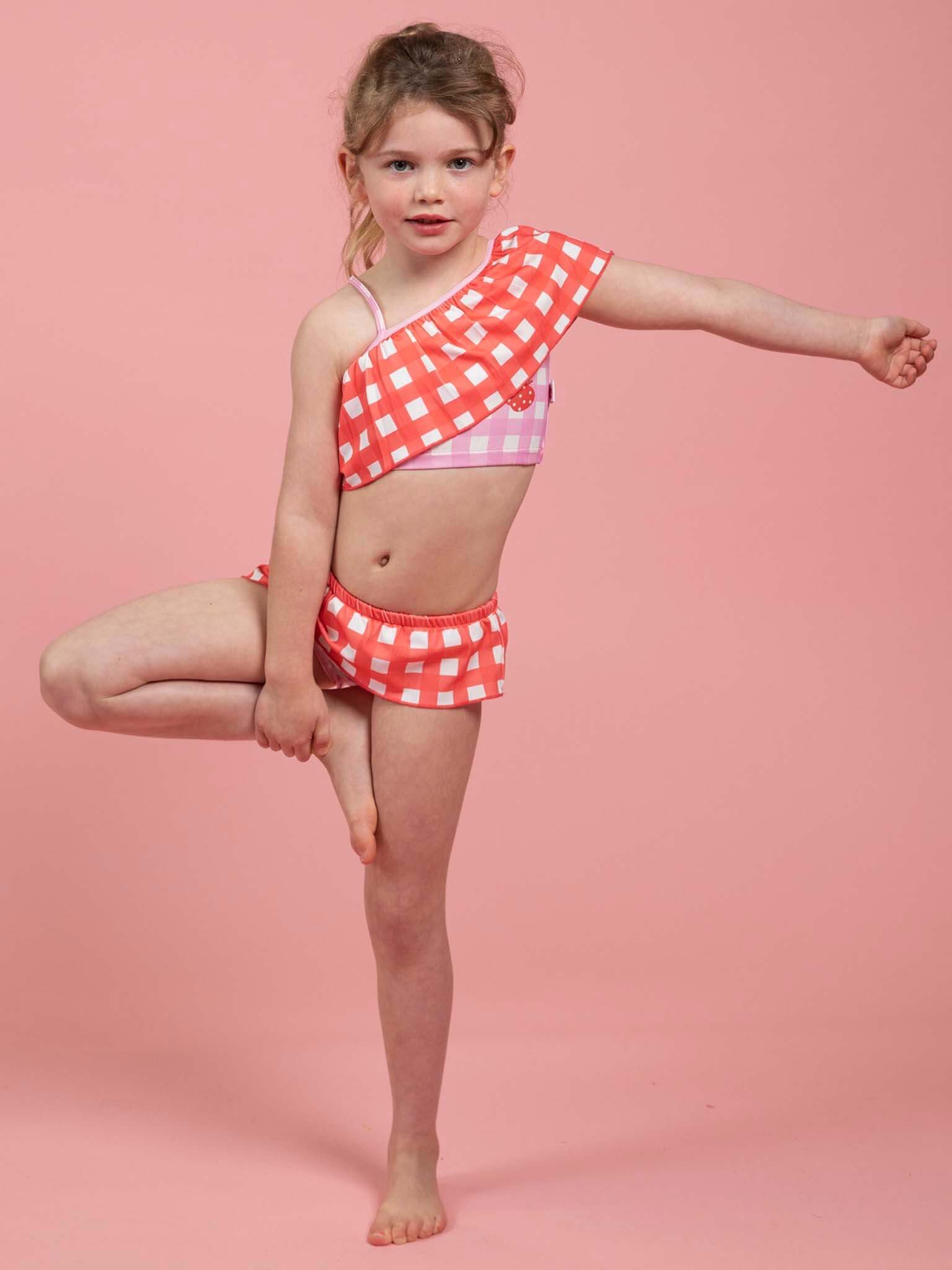 SPF 50 Gingham Lou-Lou Bikini Set