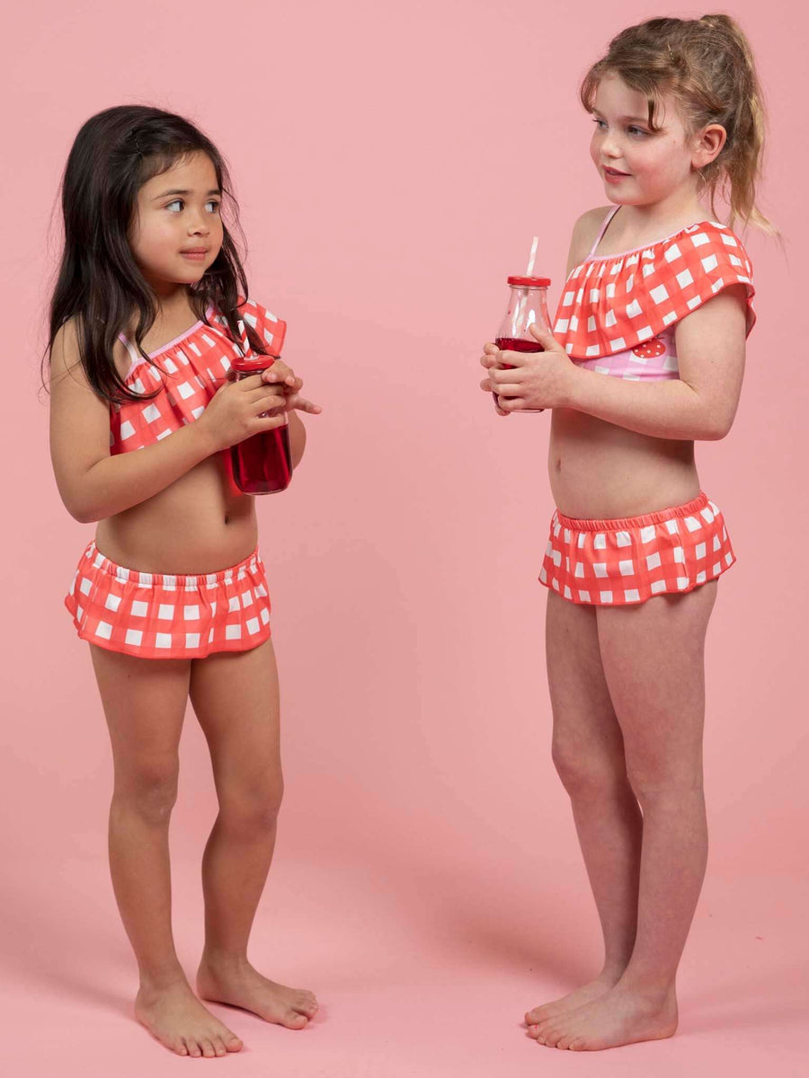 SPF 50 Gingham Lou-Lou Bikini Set