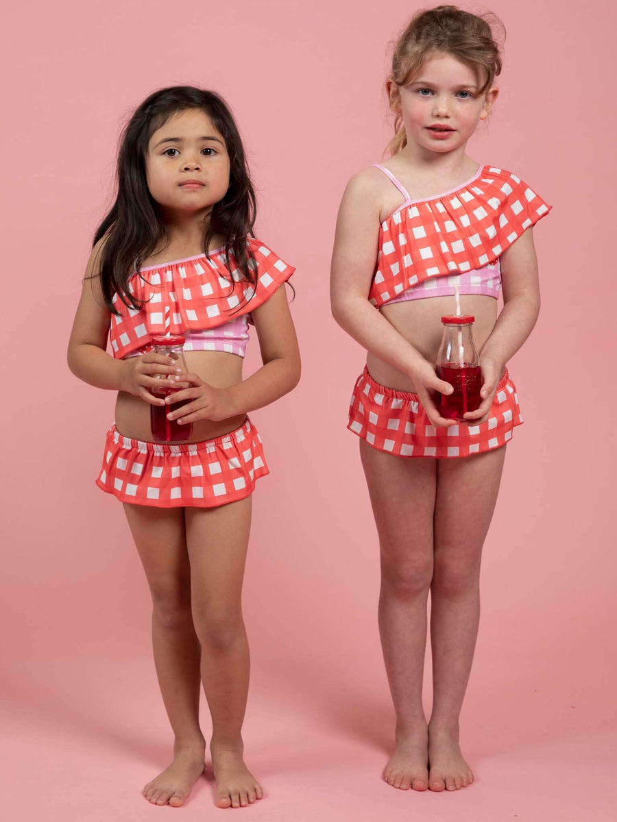 SPF 50 Gingham Lou-Lou Bikini Set