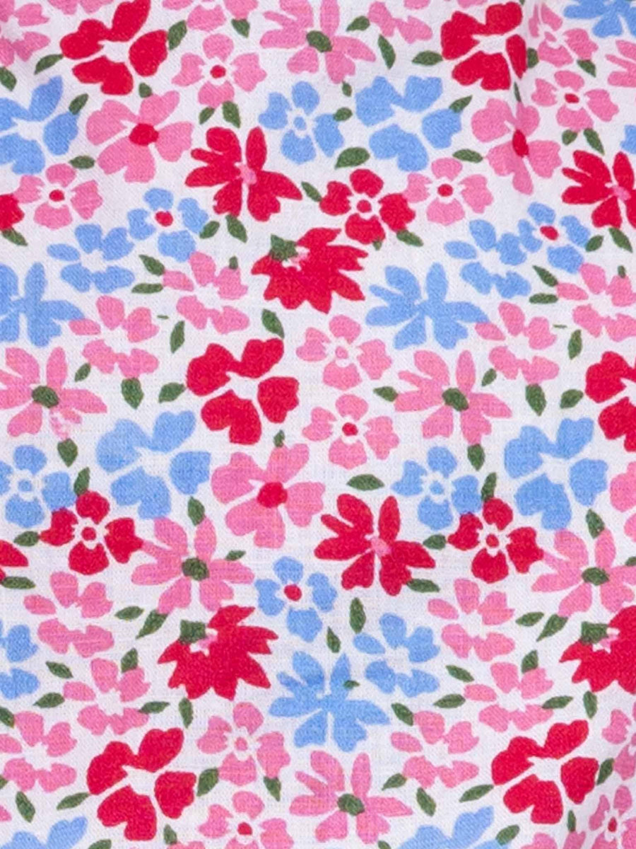 Cottage Flower Wide-Leg Pants