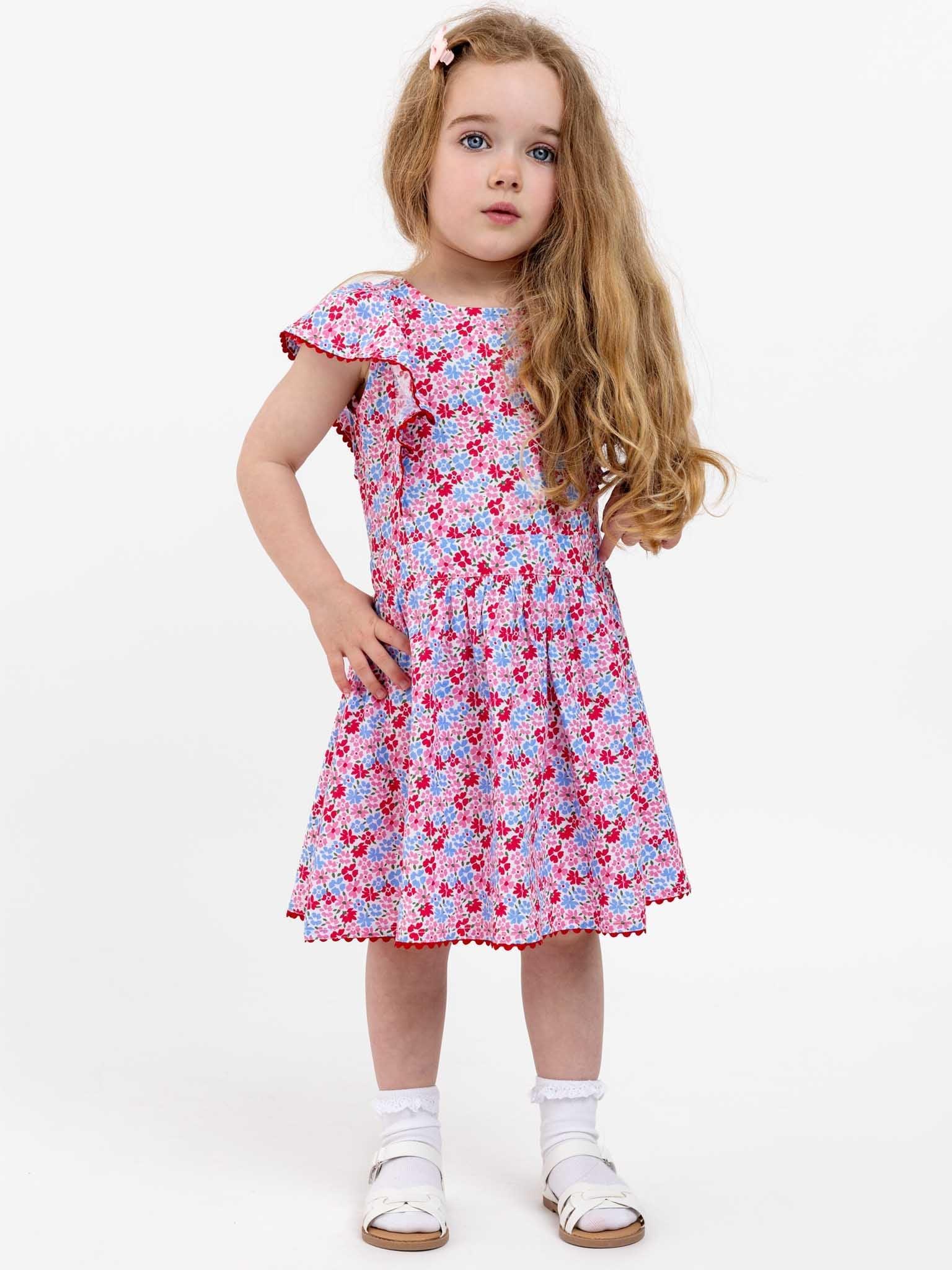 Cottage Flower Lacy Dress - Oobi
