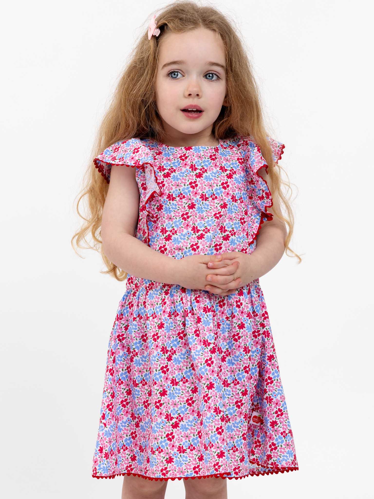 Cottage Flower Lacy Dress - Oobi