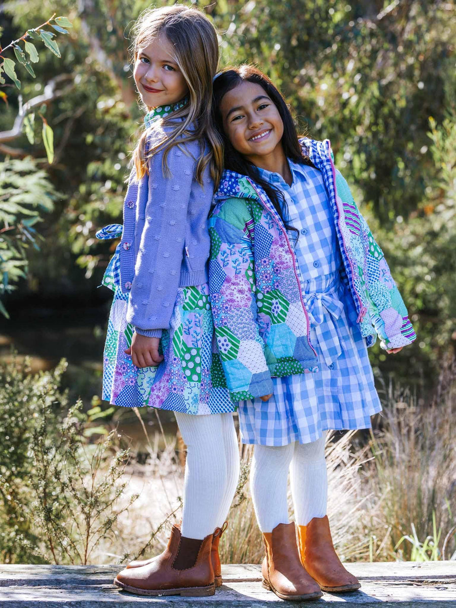 Patchwork Reversible Quilted Cotton Jacket