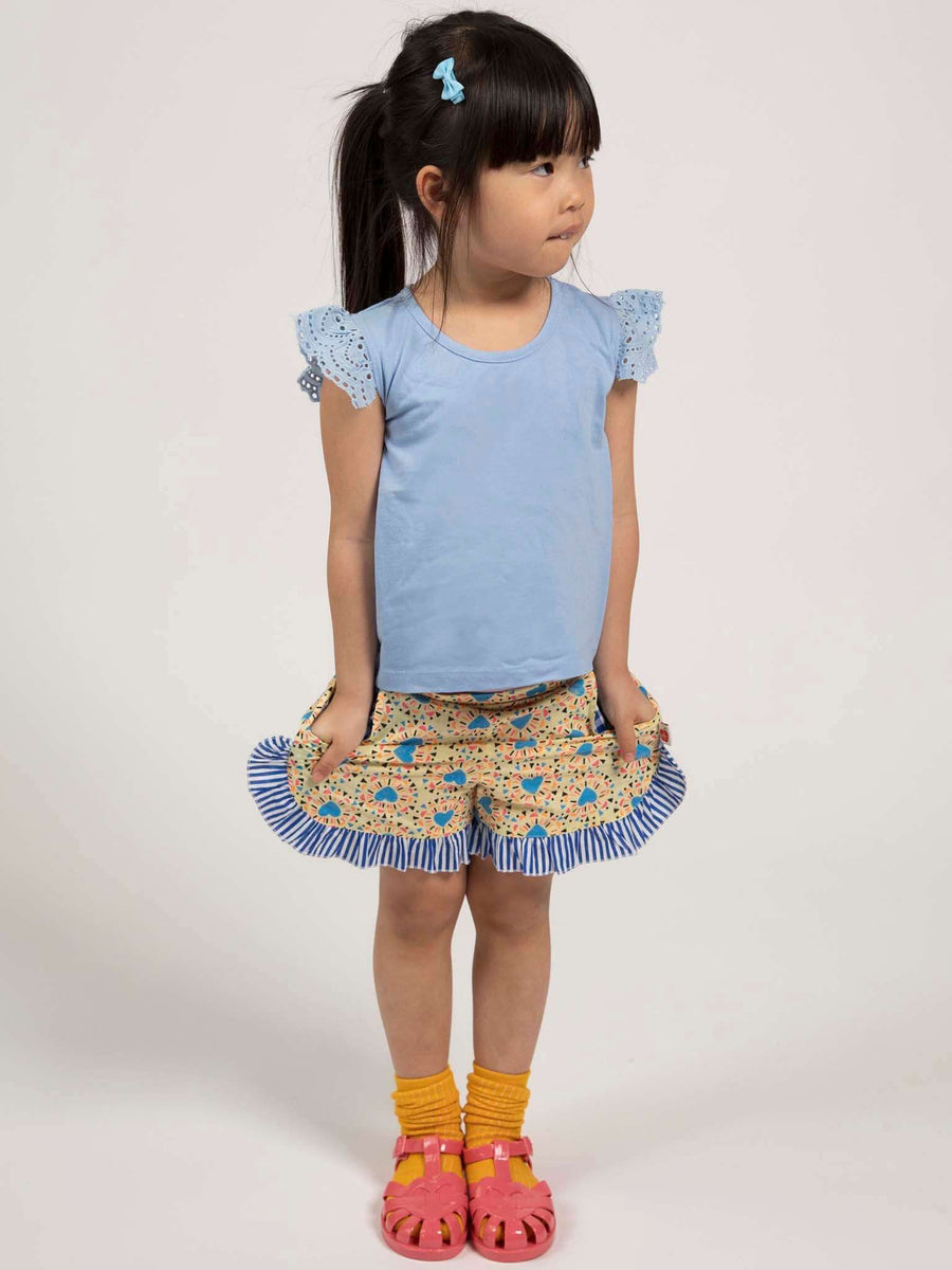 Starburst Ruffle Shorts