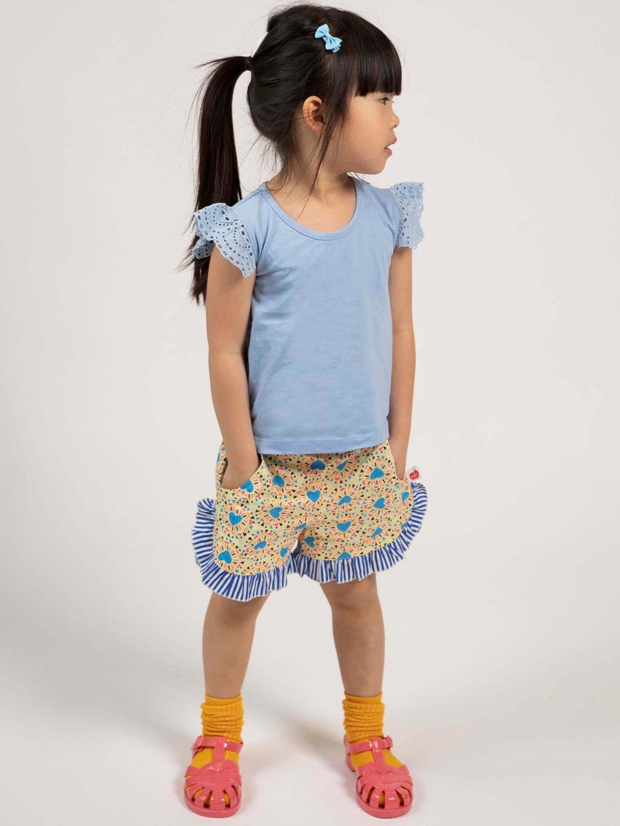 Starburst Ruffle Shorts