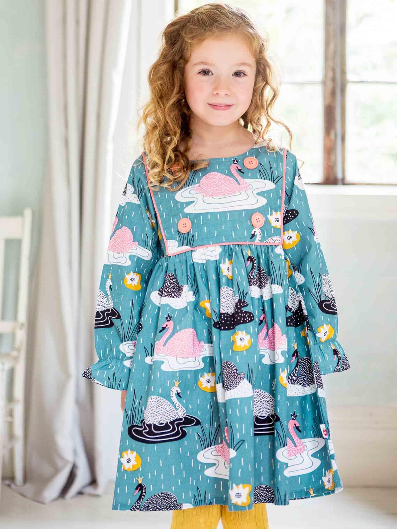 Swan Song Sage Dress - Oobi