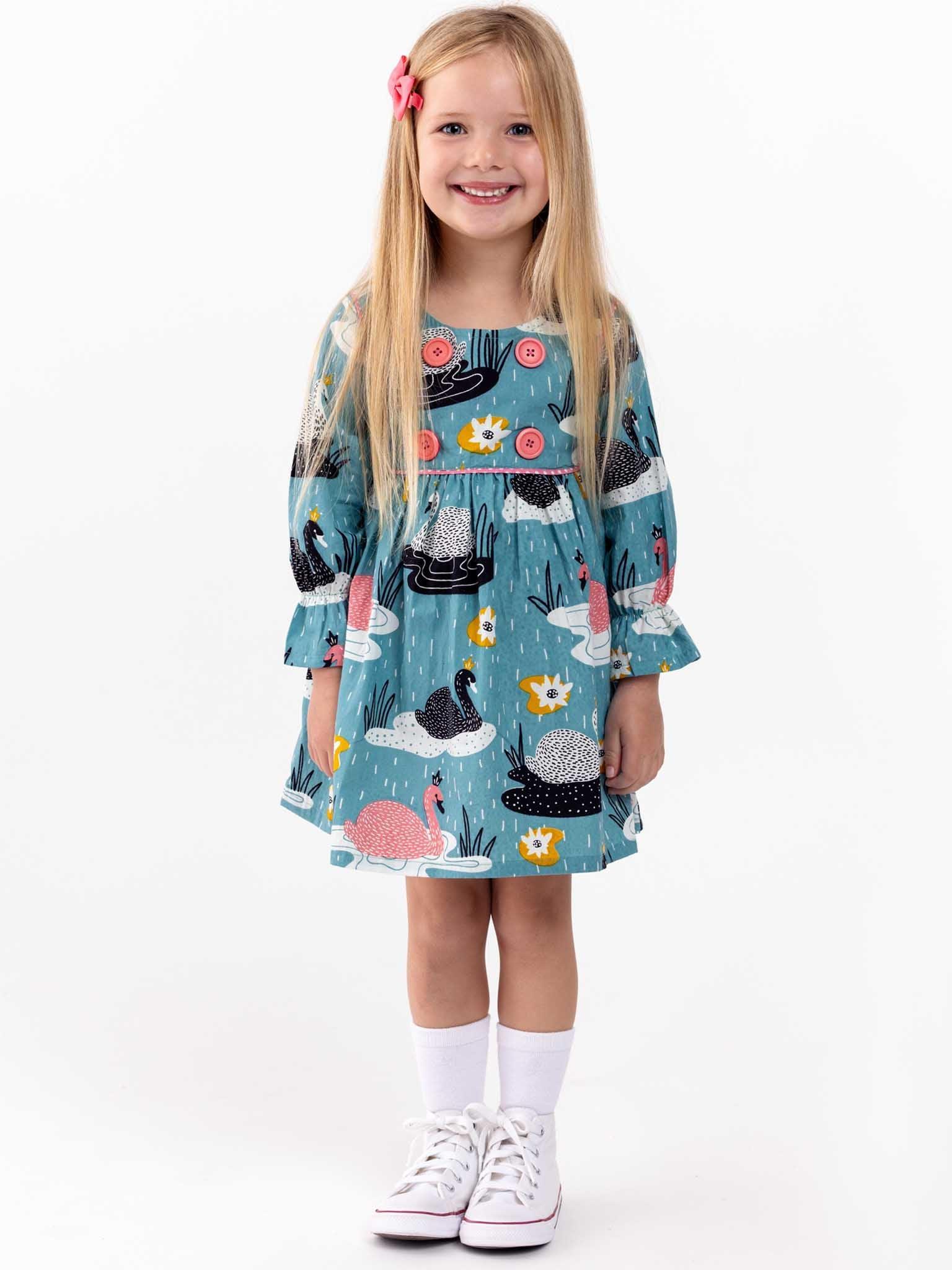 Swan Song Sage Dress - Oobi