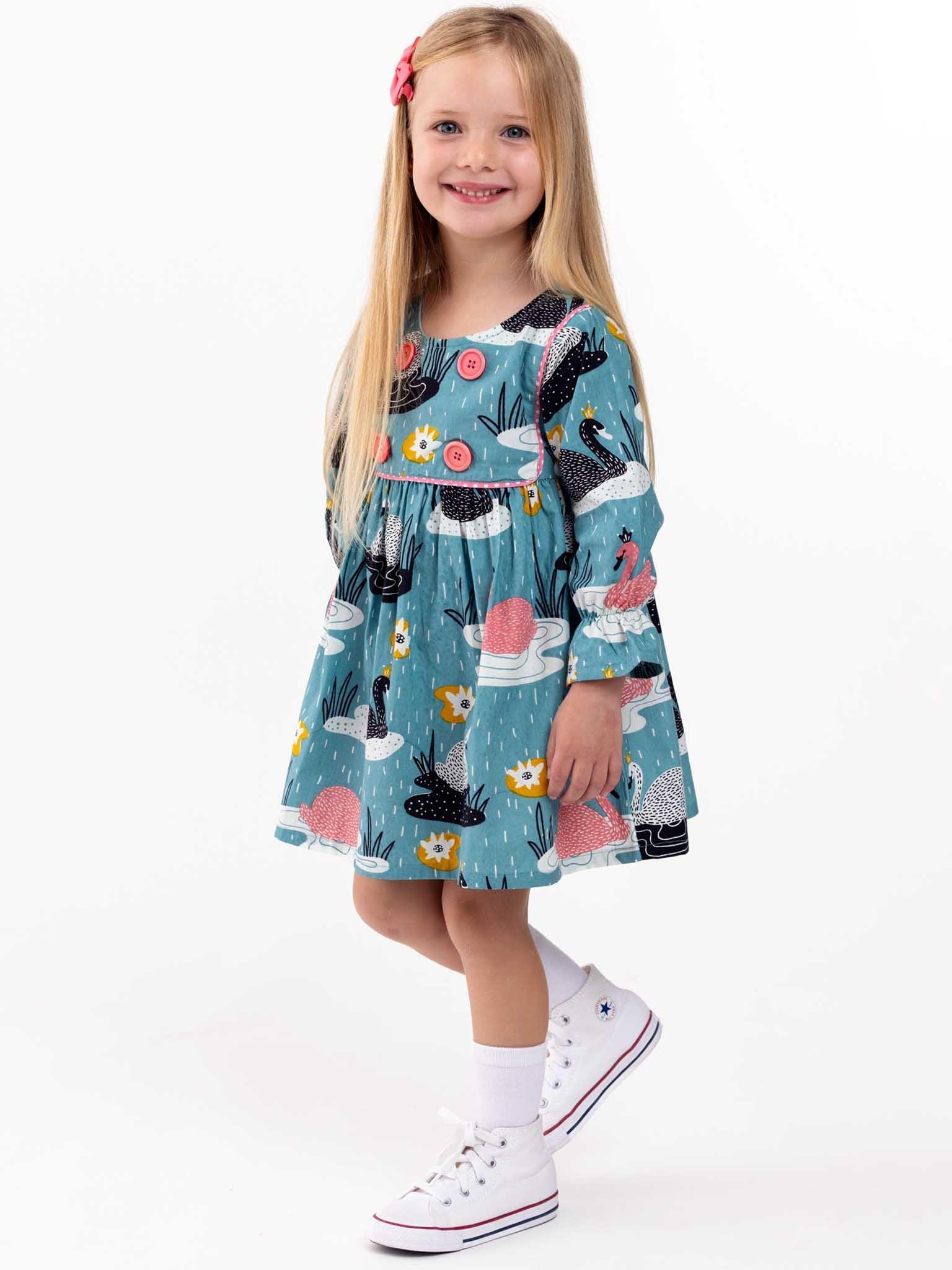 Swan Song Sage Dress - Oobi