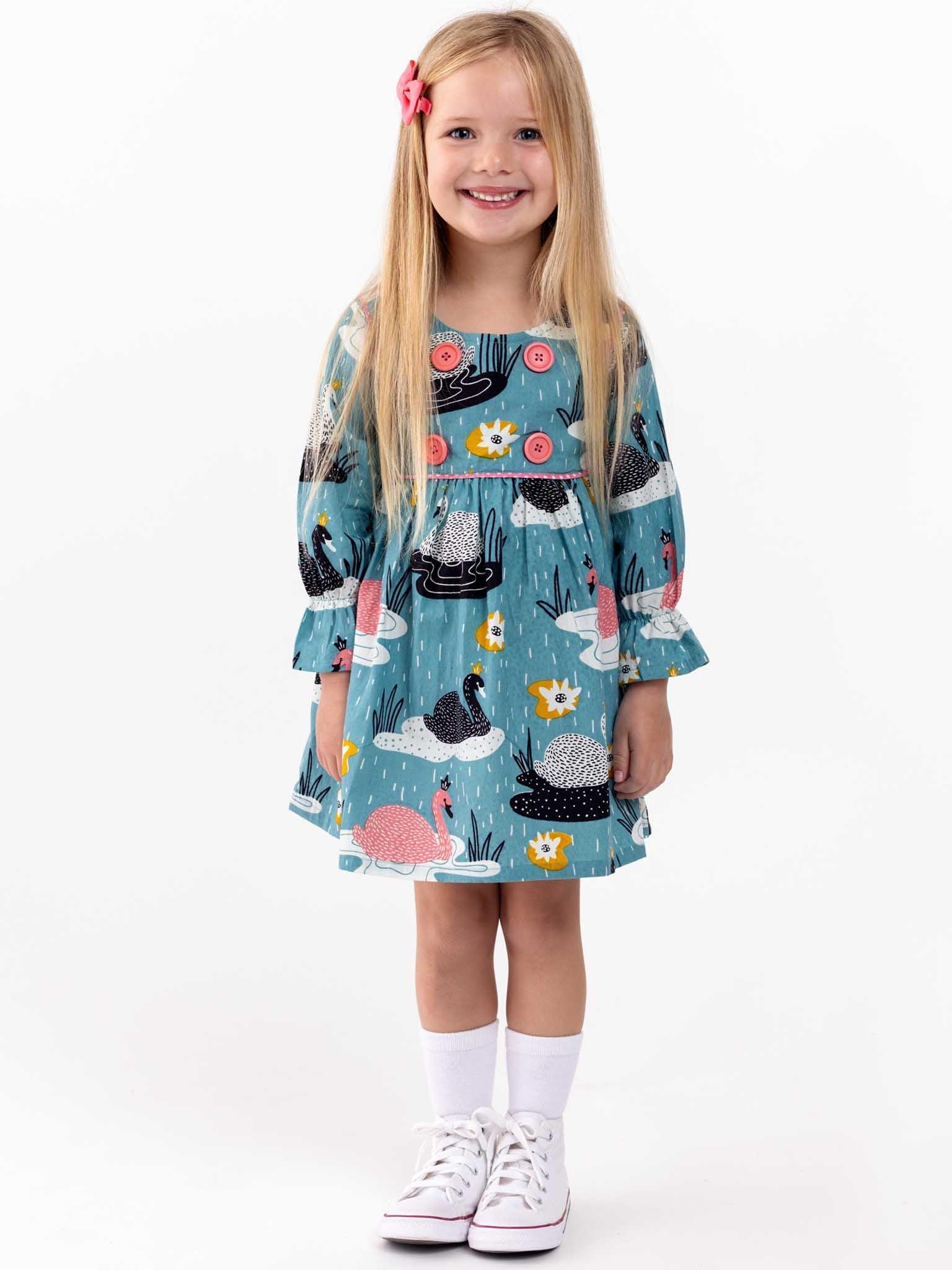 Swan Song Sage Dress - Oobi