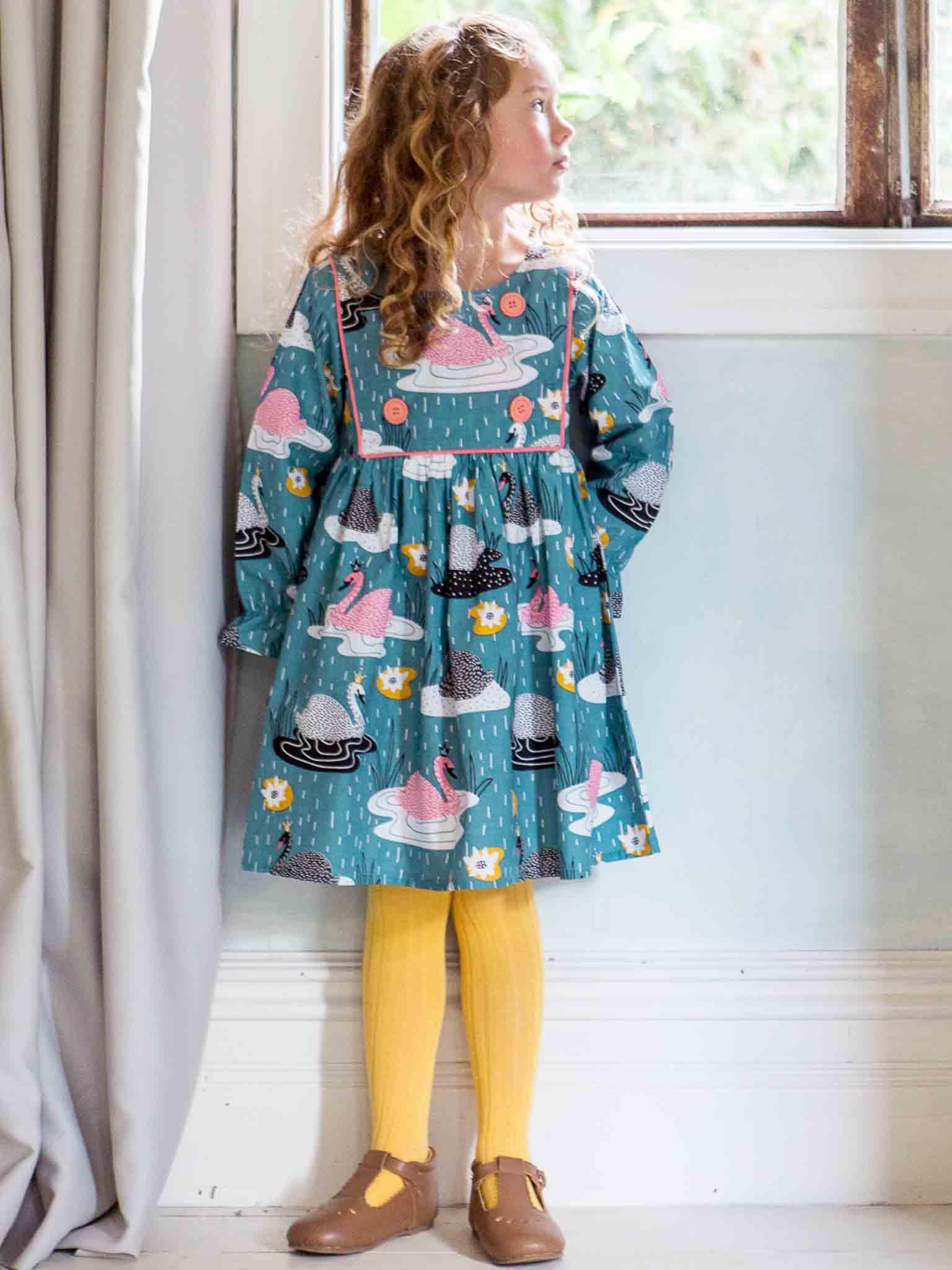 Swan Song Sage Dress - Oobi