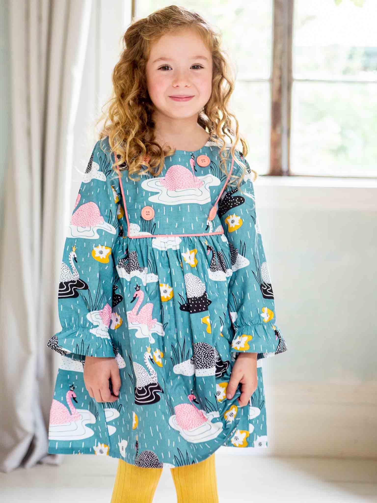 Swan Song Sage Dress - Oobi