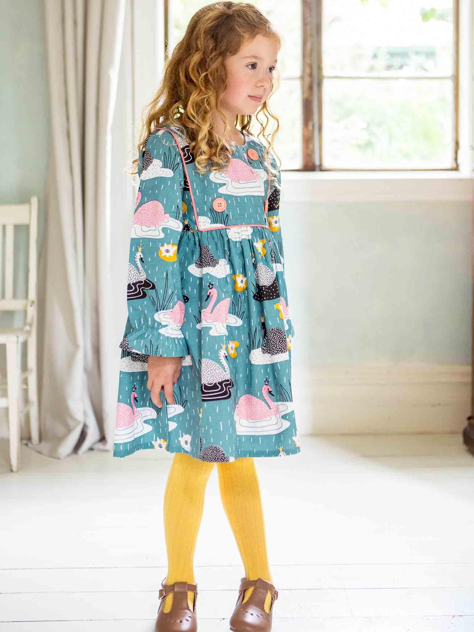Swan Song Sage Dress - Oobi