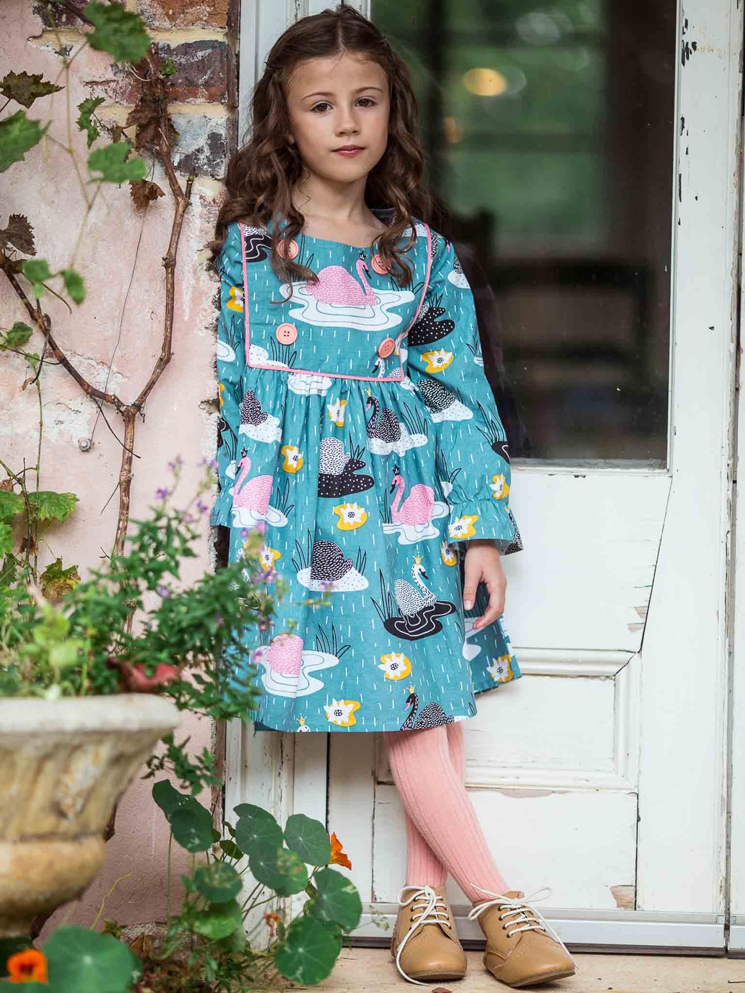 Swan Song Sage Dress - Oobi