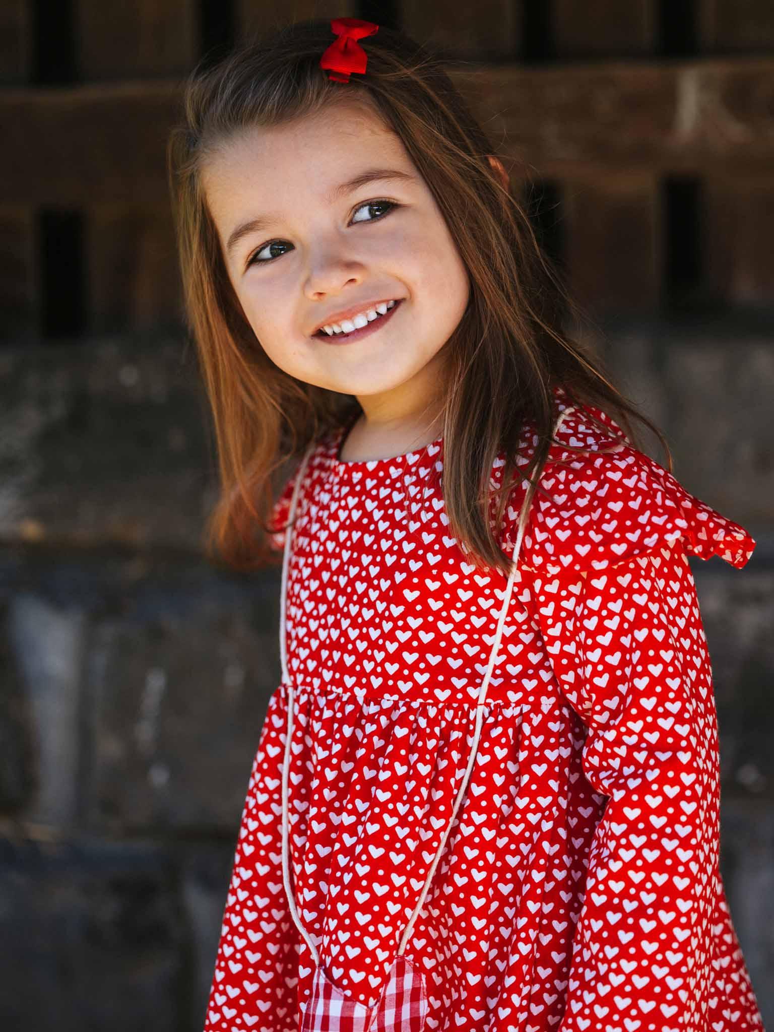 Red Heart Treasure Dress - Oobi