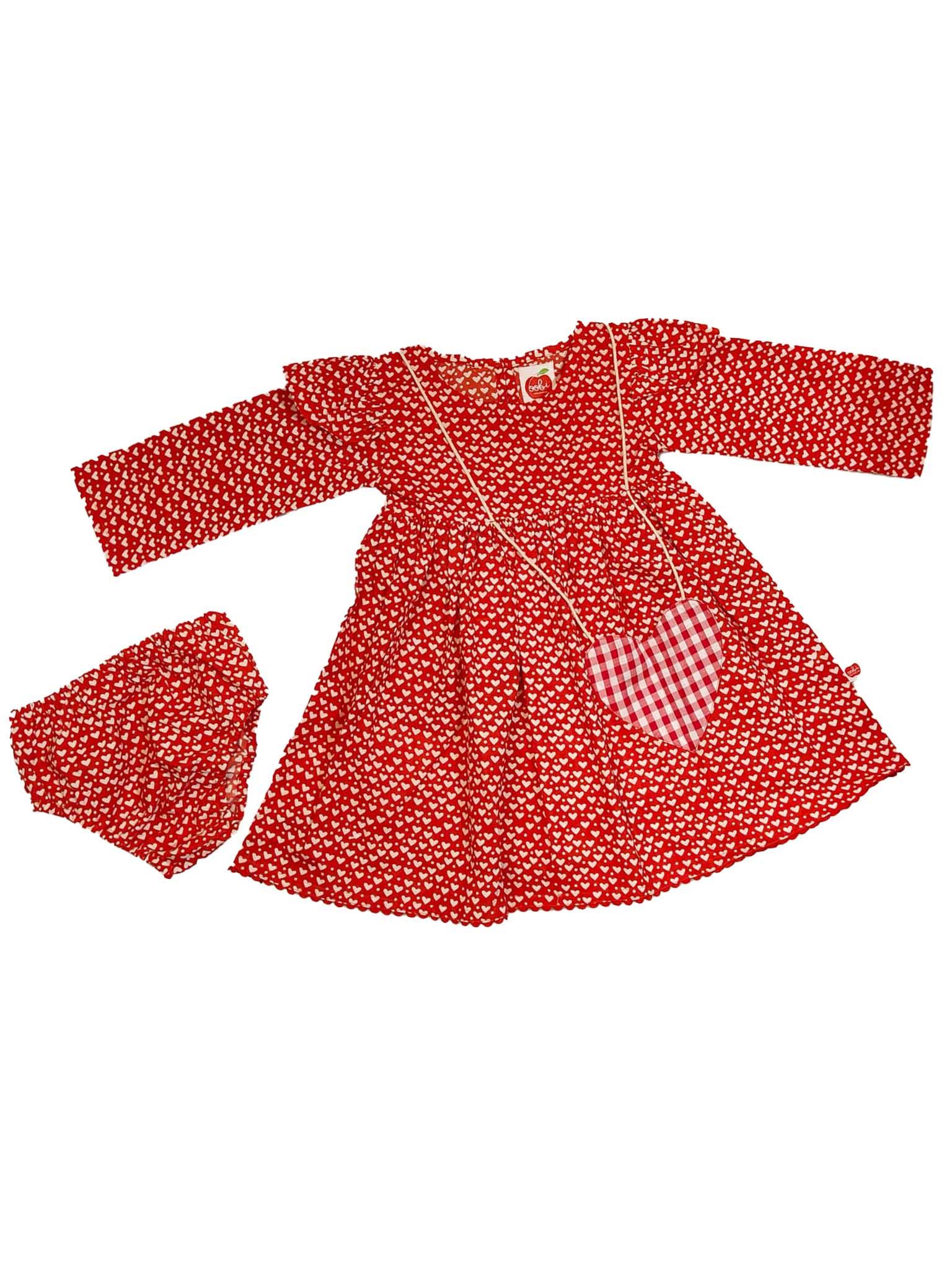 Red Heart Treasure Dress - Oobi