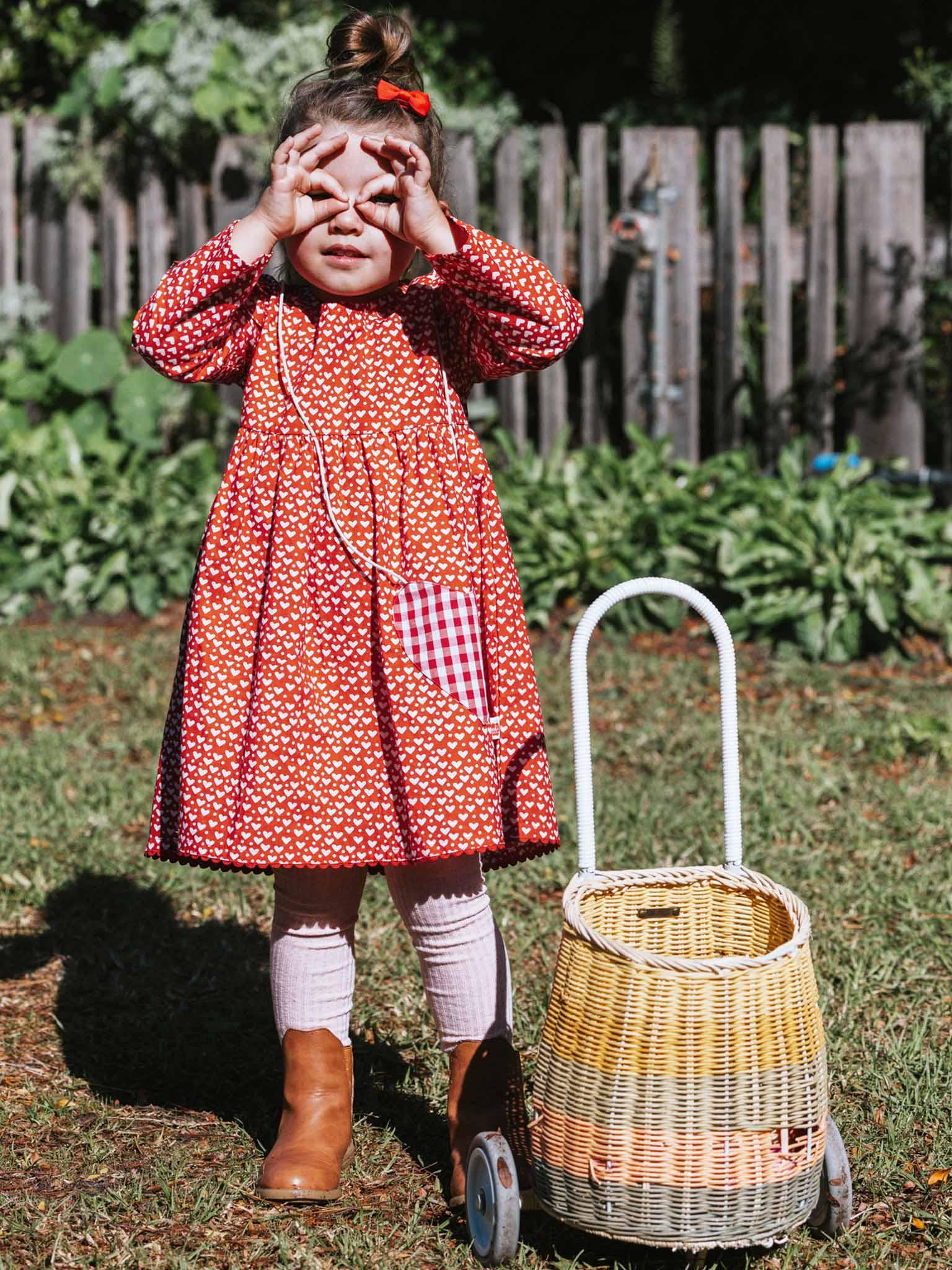 Red Heart Treasure Dress - Oobi