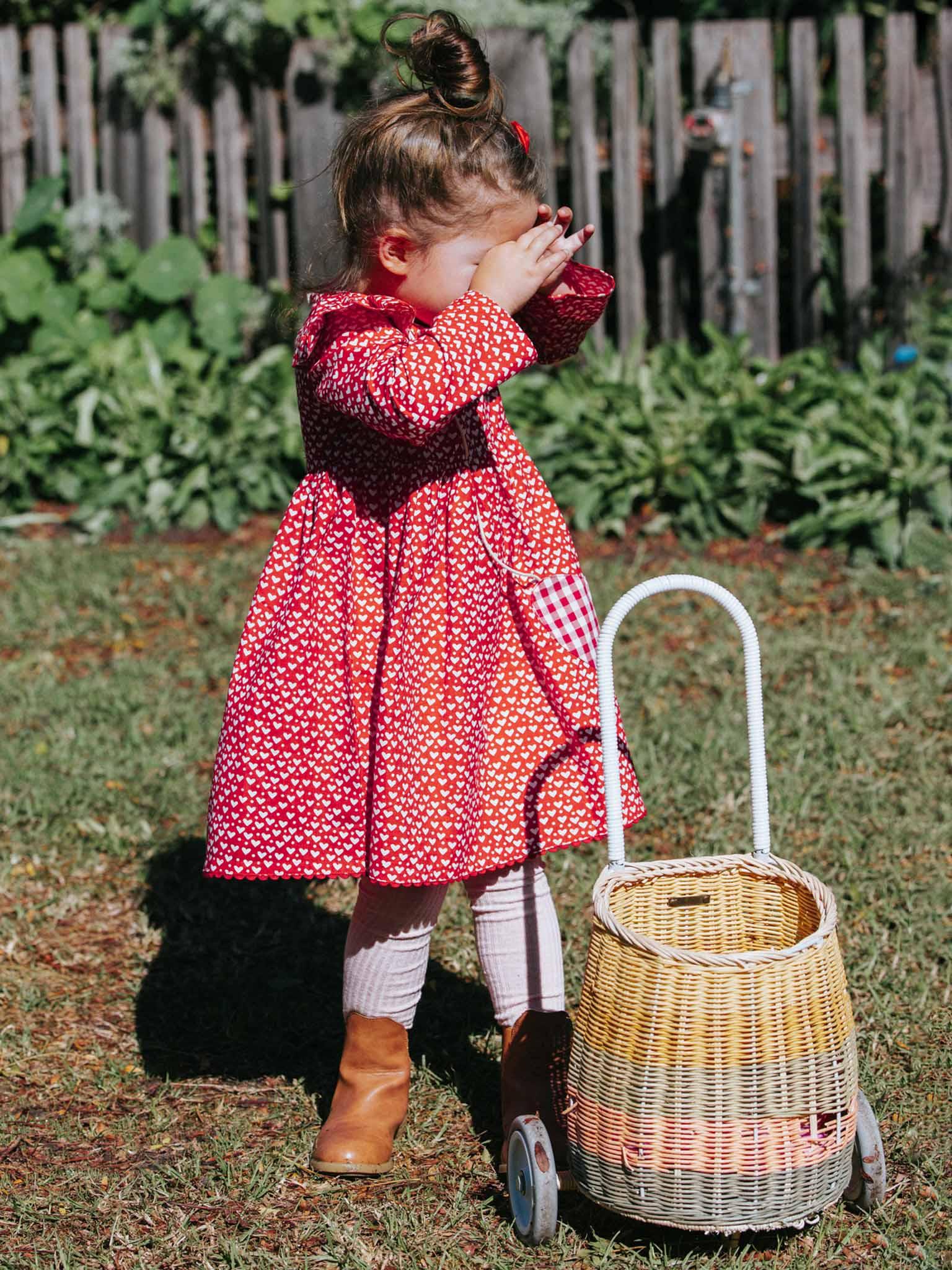 Red Heart Treasure Dress - Oobi