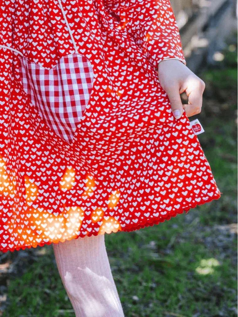 Red Heart Treasure Dress - Oobi