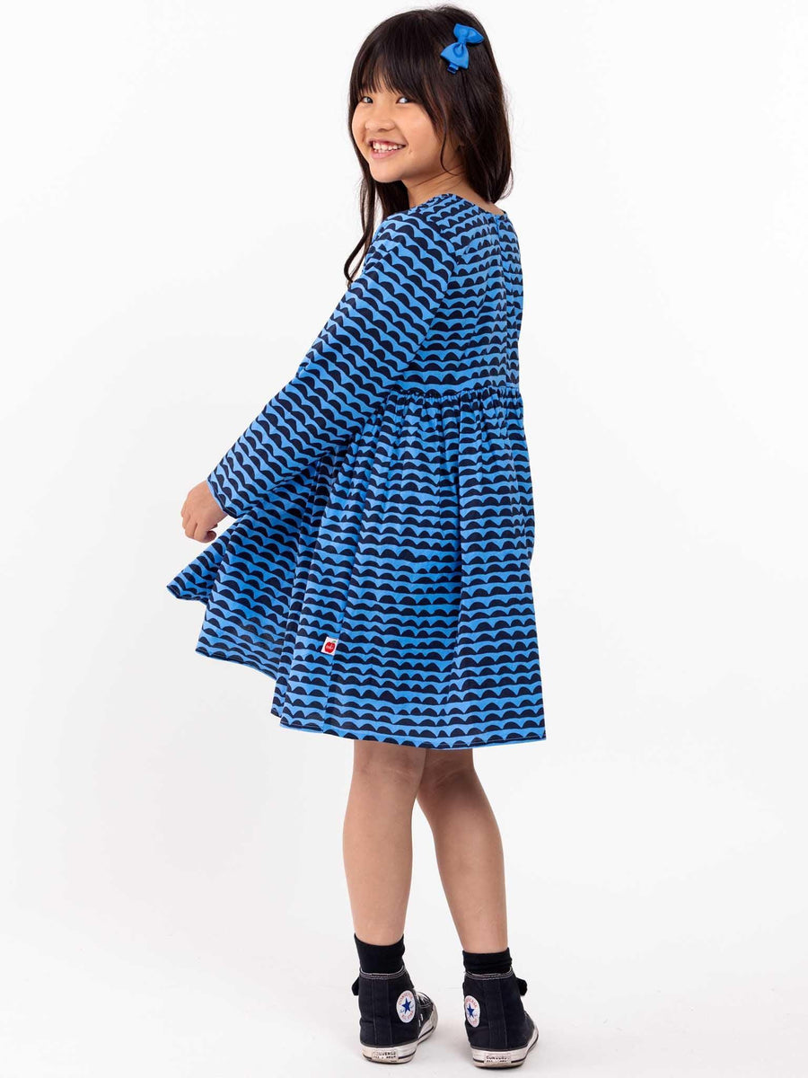 Wiggly Blue Adriana Dress