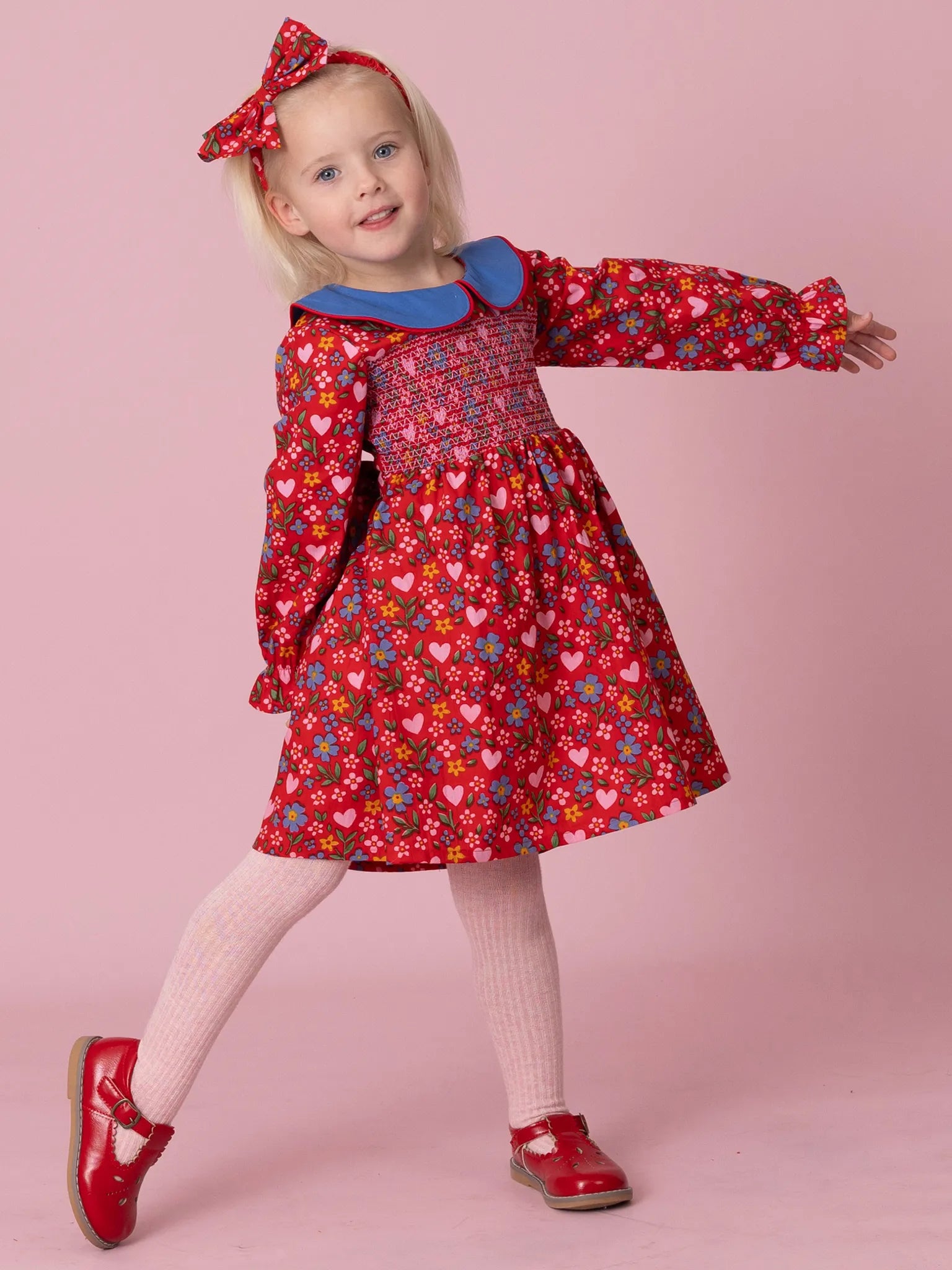 Wild Hearts Bow Stretchy Headband