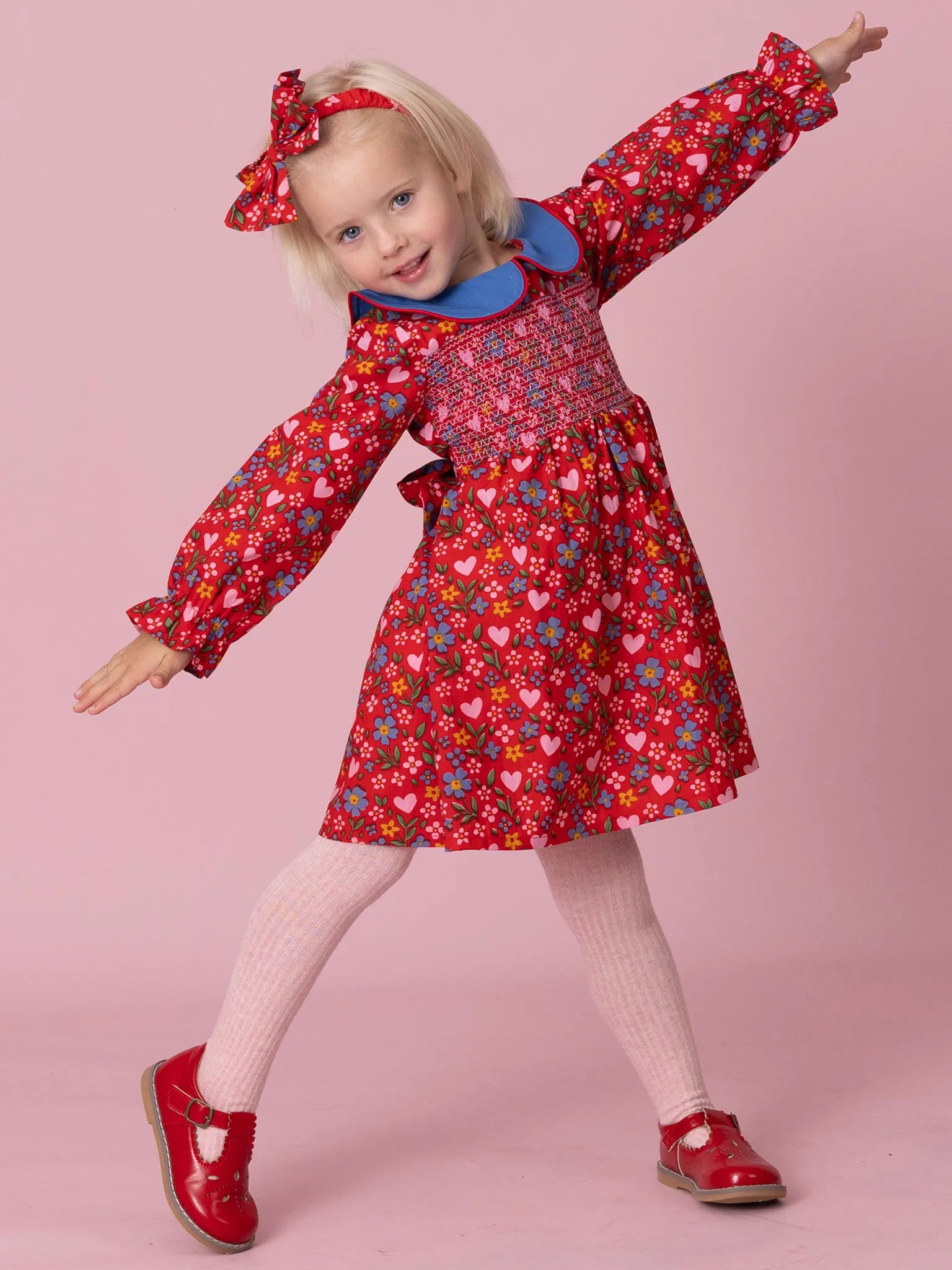 Wild Hearts Bow Stretchy Headband