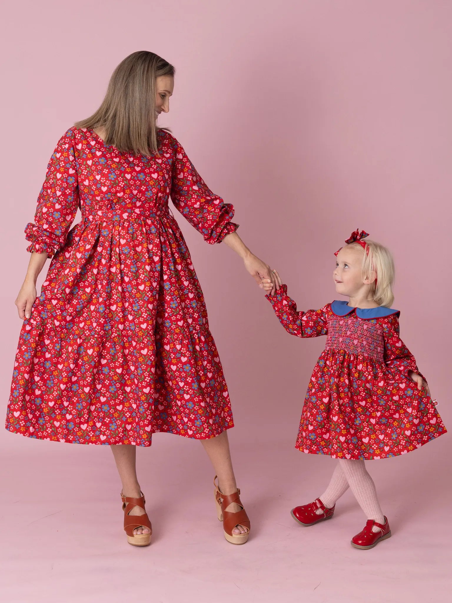 Wild Hearts Women’s Midi Sleeve Dress