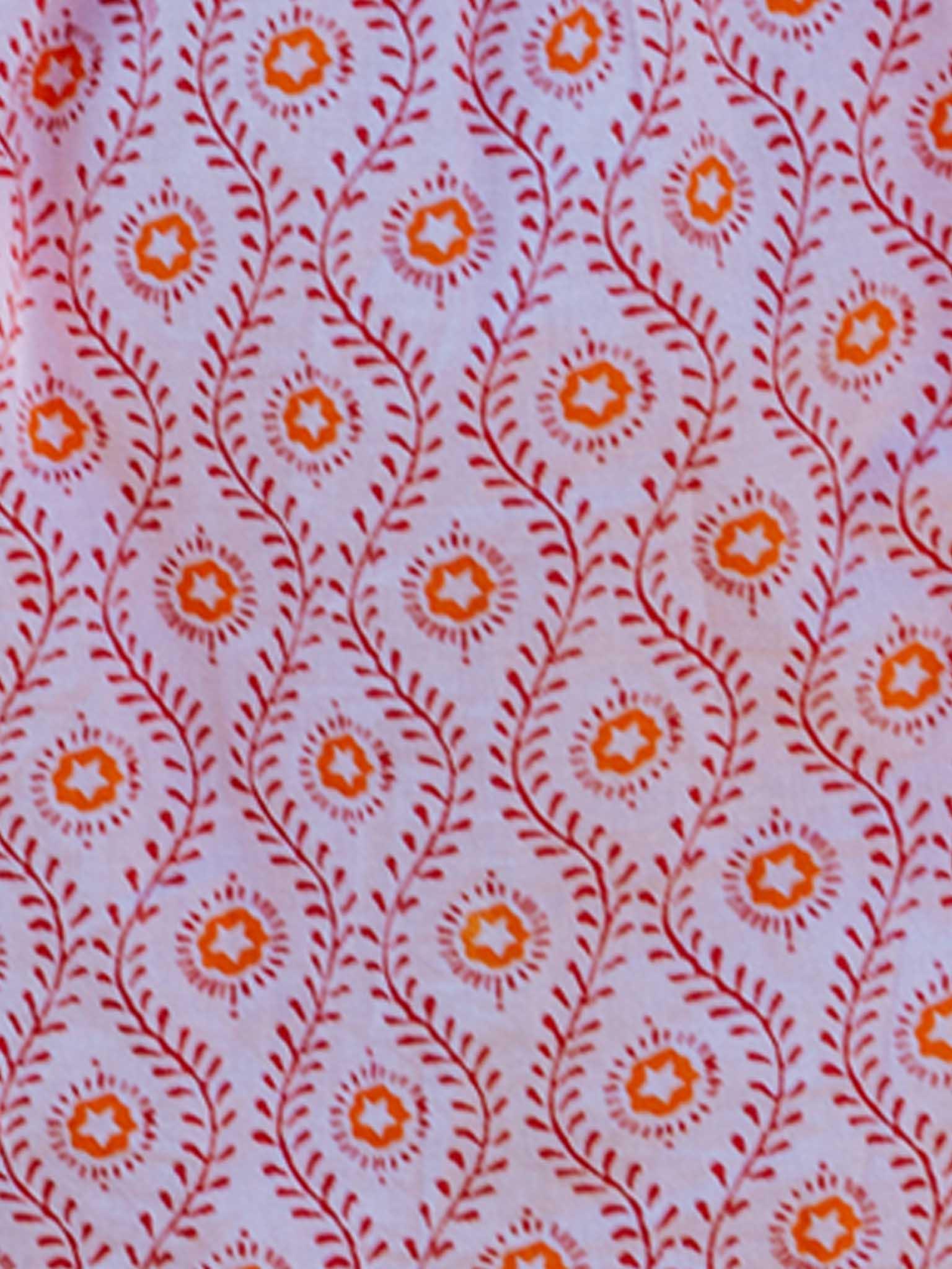 Woodblock Flower Harlow Tunic - Oobi