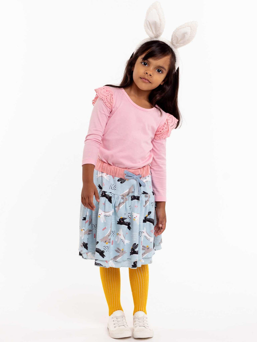 Karla Jersey Bunny Skirt - Final Sale