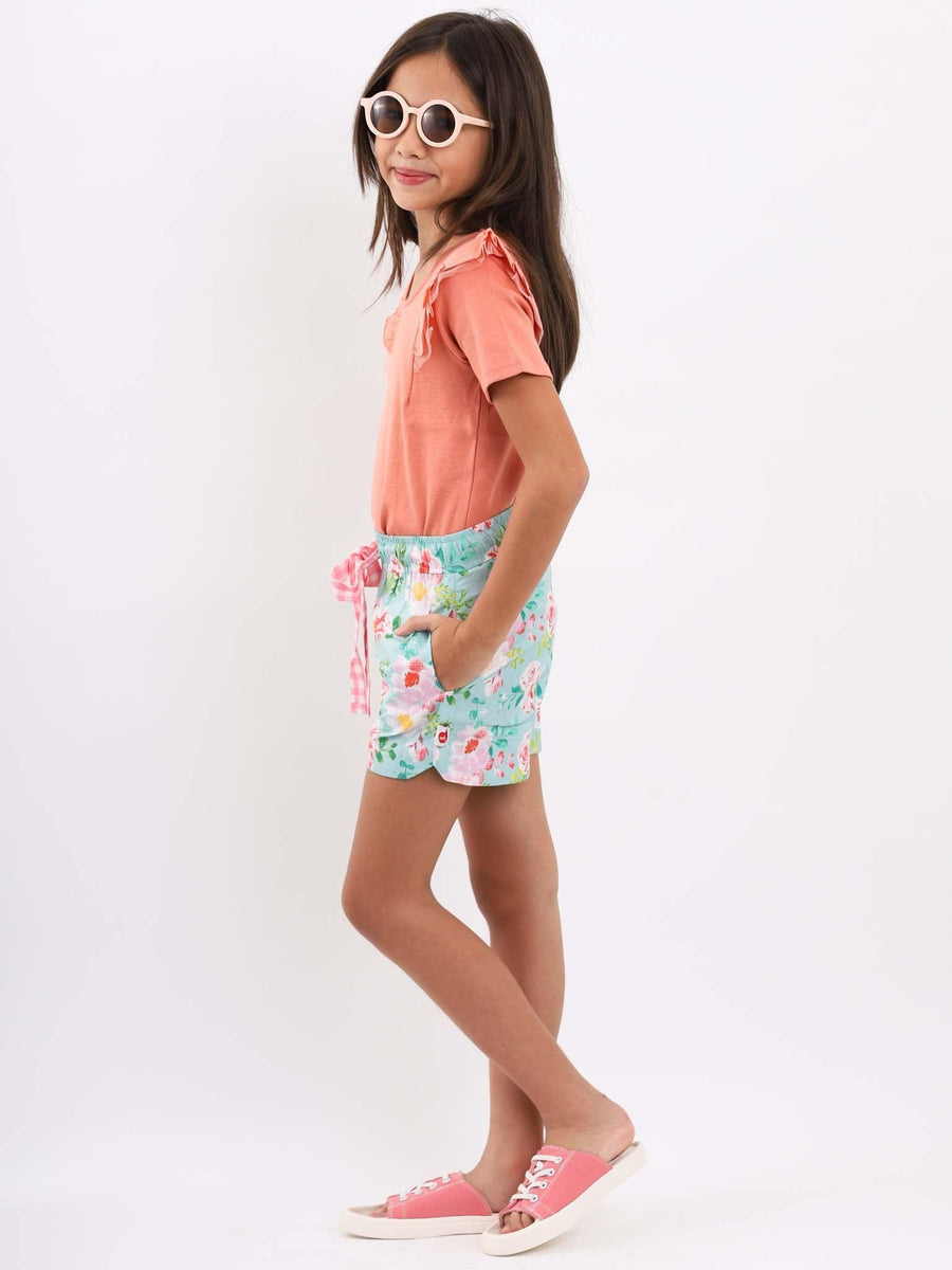 Lyla Blue Watercolour Shorts