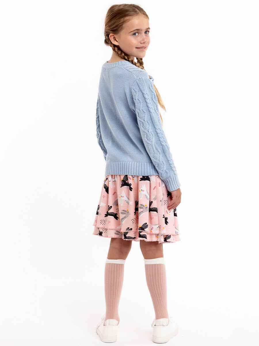 Karla Jersey Bunny Skirt - Final Sale