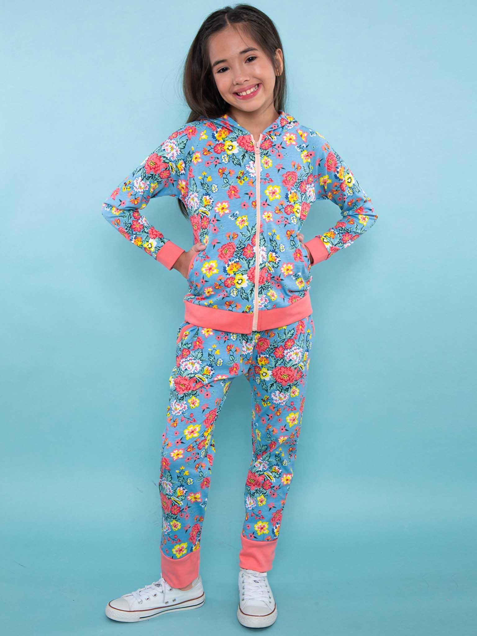 Cornflower Soft Jersey Pants - Oobi