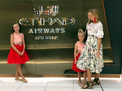 Oobi, Little Travel Princess - Etihad Airways First Class